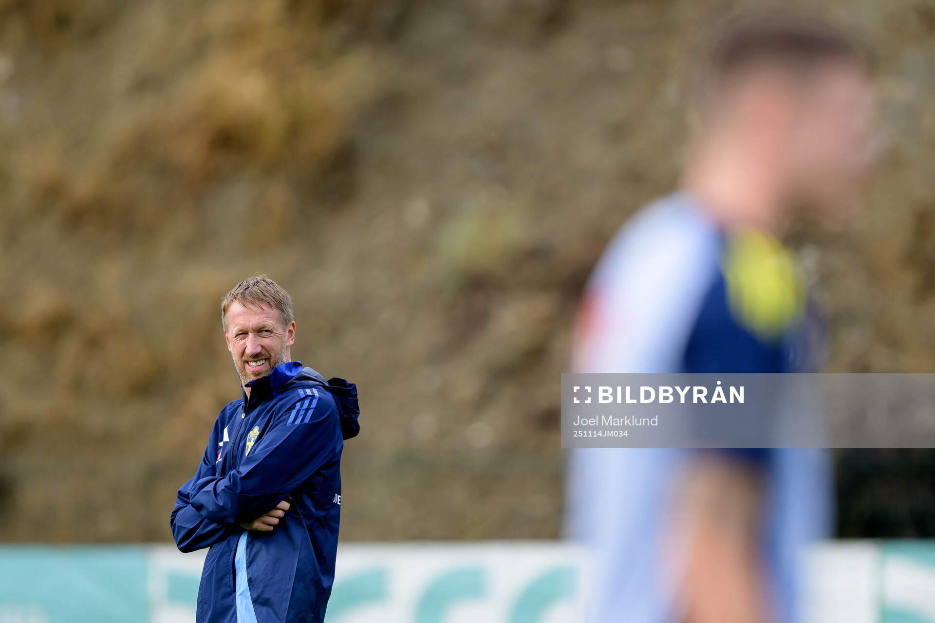 Head coach Graham Potter of the Swedish national football