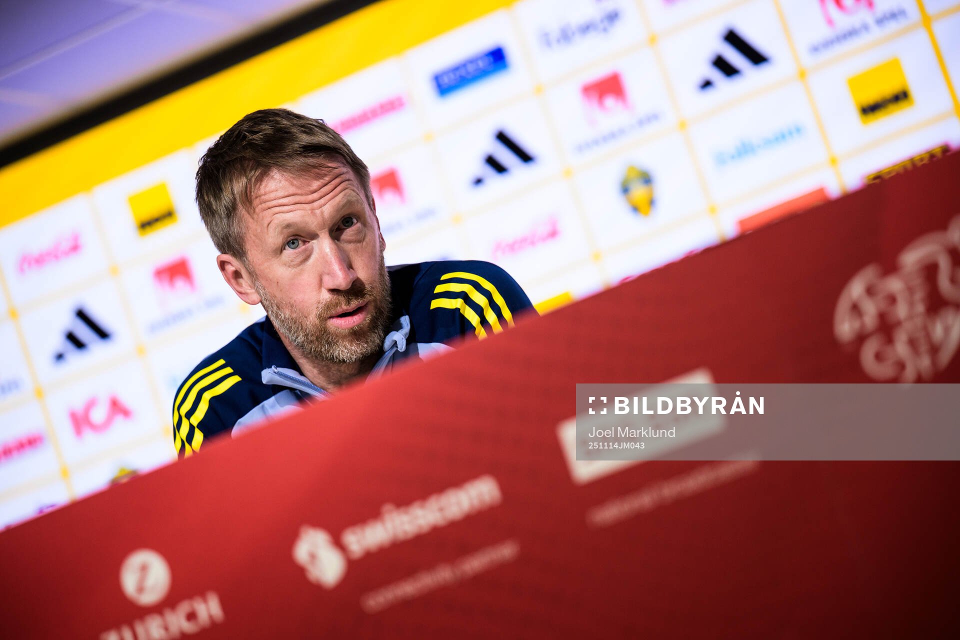 Head coach Graham Potter of the Swedish national football
