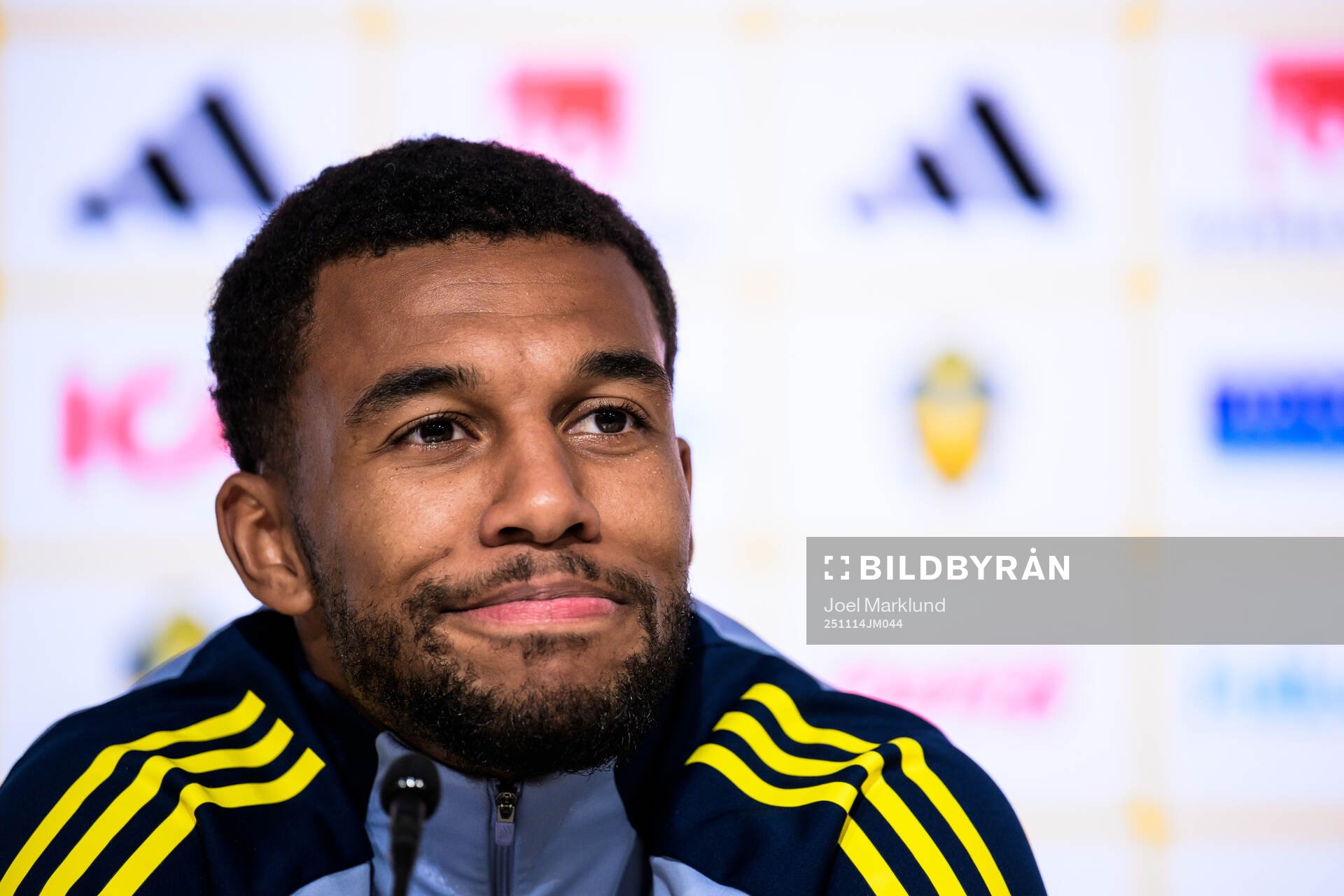 Isak Hien of the Swedish national football team