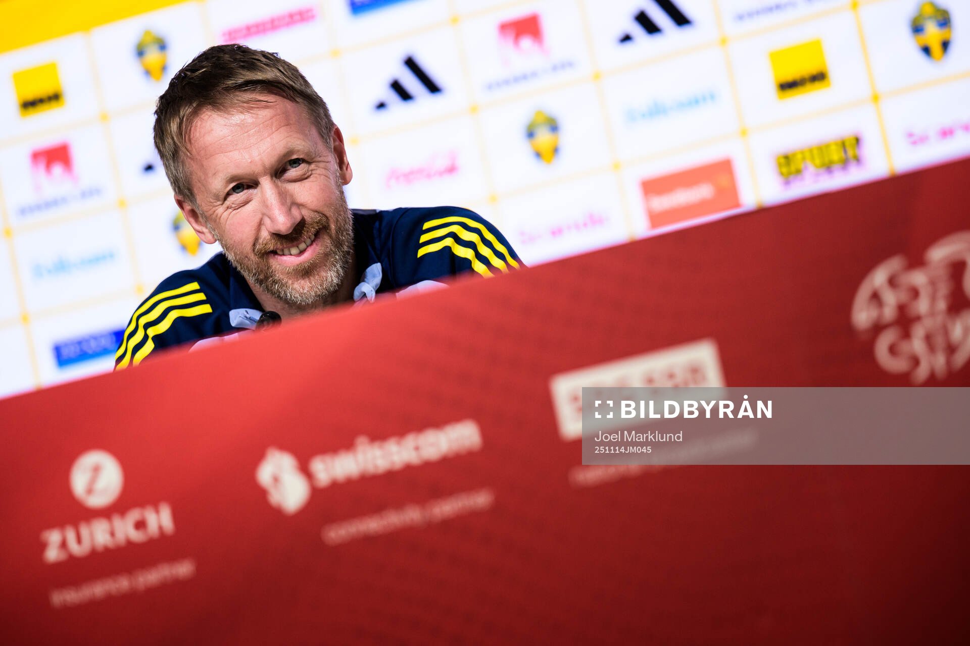 Head coach Graham Potter of the Swedish national football