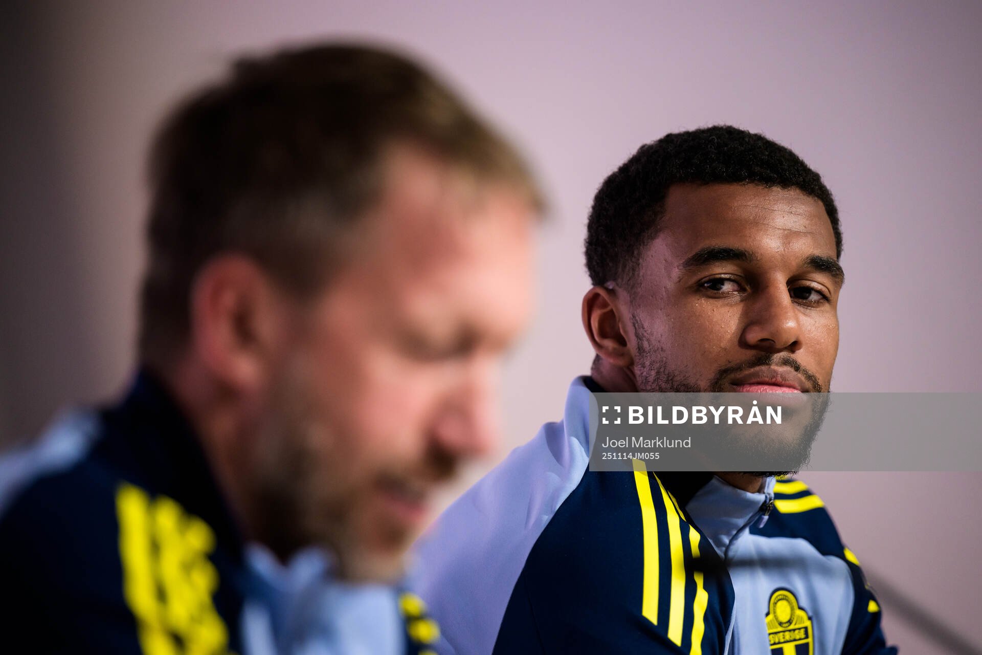 Isak Hien of the Swedish national football team