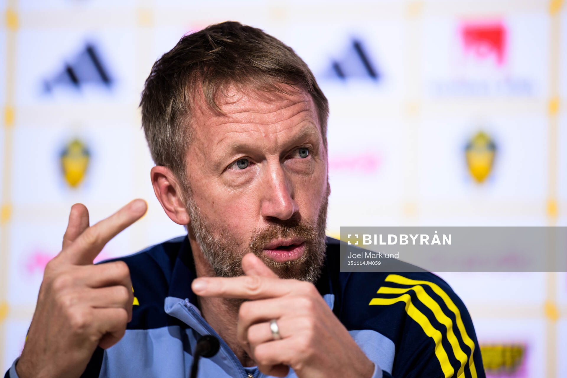 Head coach Graham Potter of the Swedish national football
