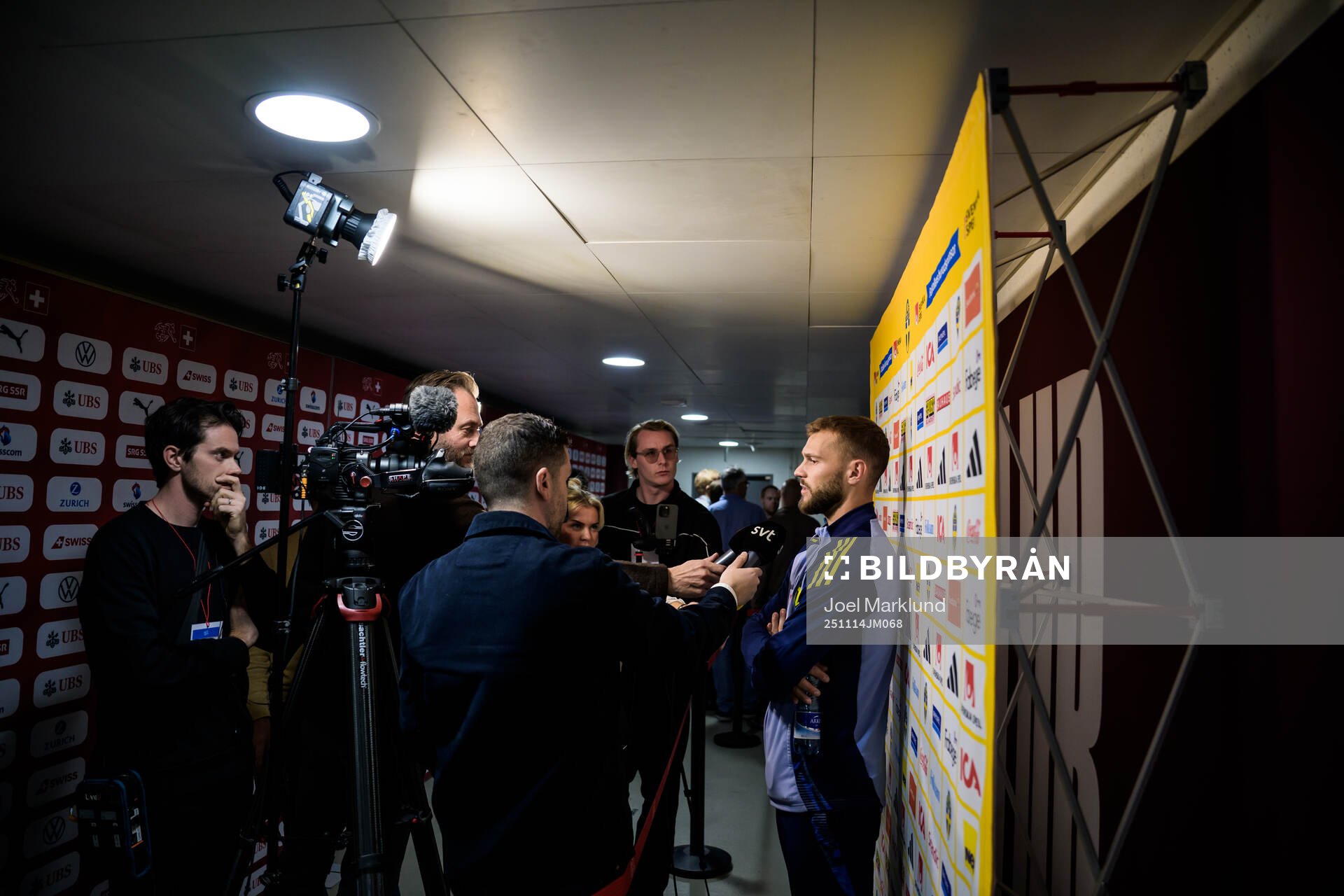 Jesper Karlström of the Swedish national football team