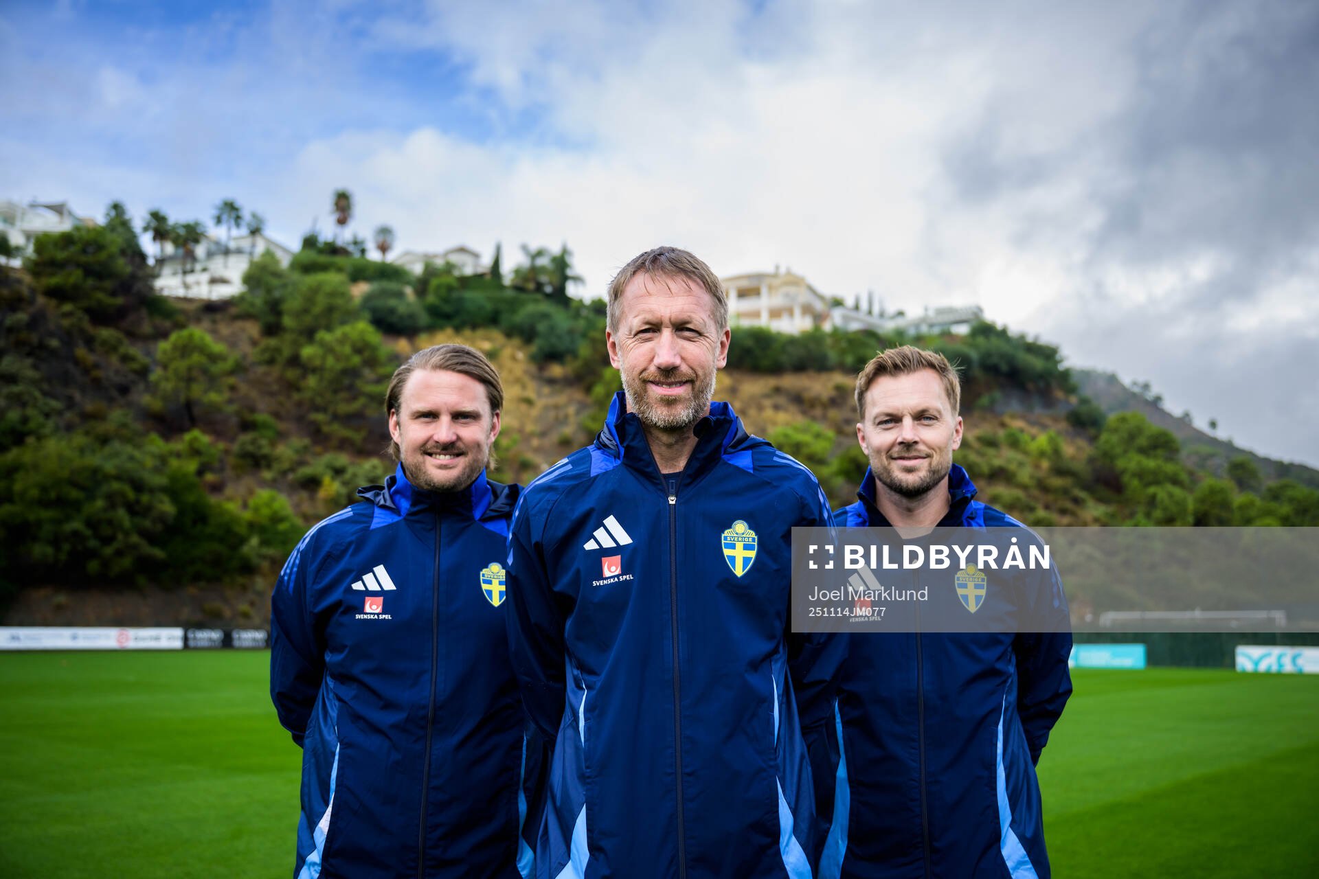 Assistant coach Björn Hamberg, head coach Graham Potter