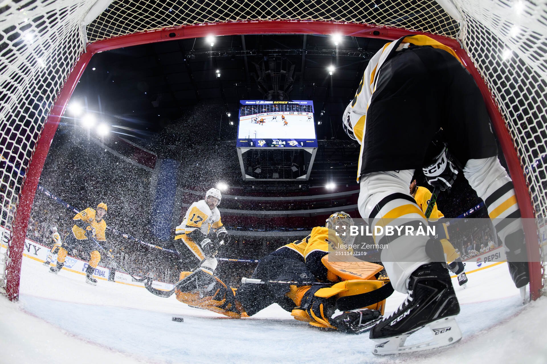 goaltender Juuse Saros of Nashville Predators