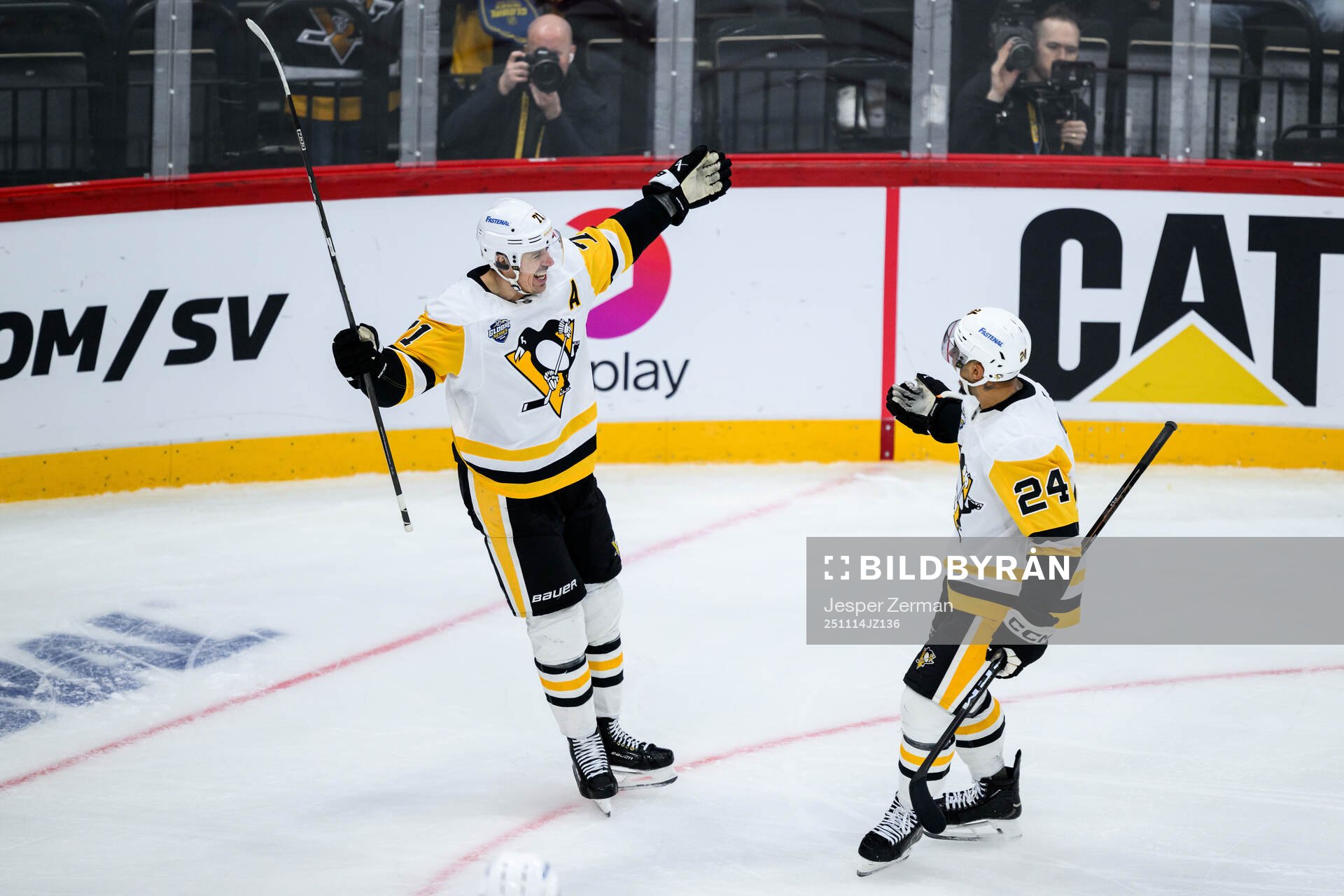 Matthew Wood of Nashville Predators celebrates