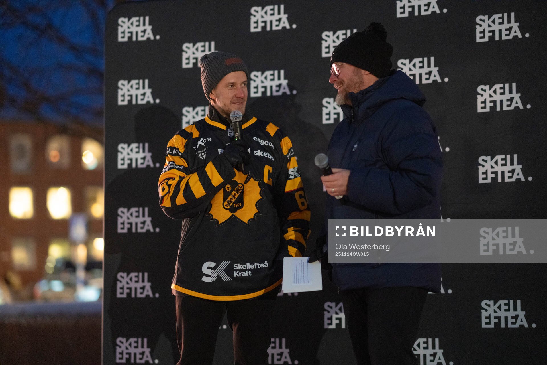 Skellefteås Jonathan Pudas och Skellefteå Kommuns David