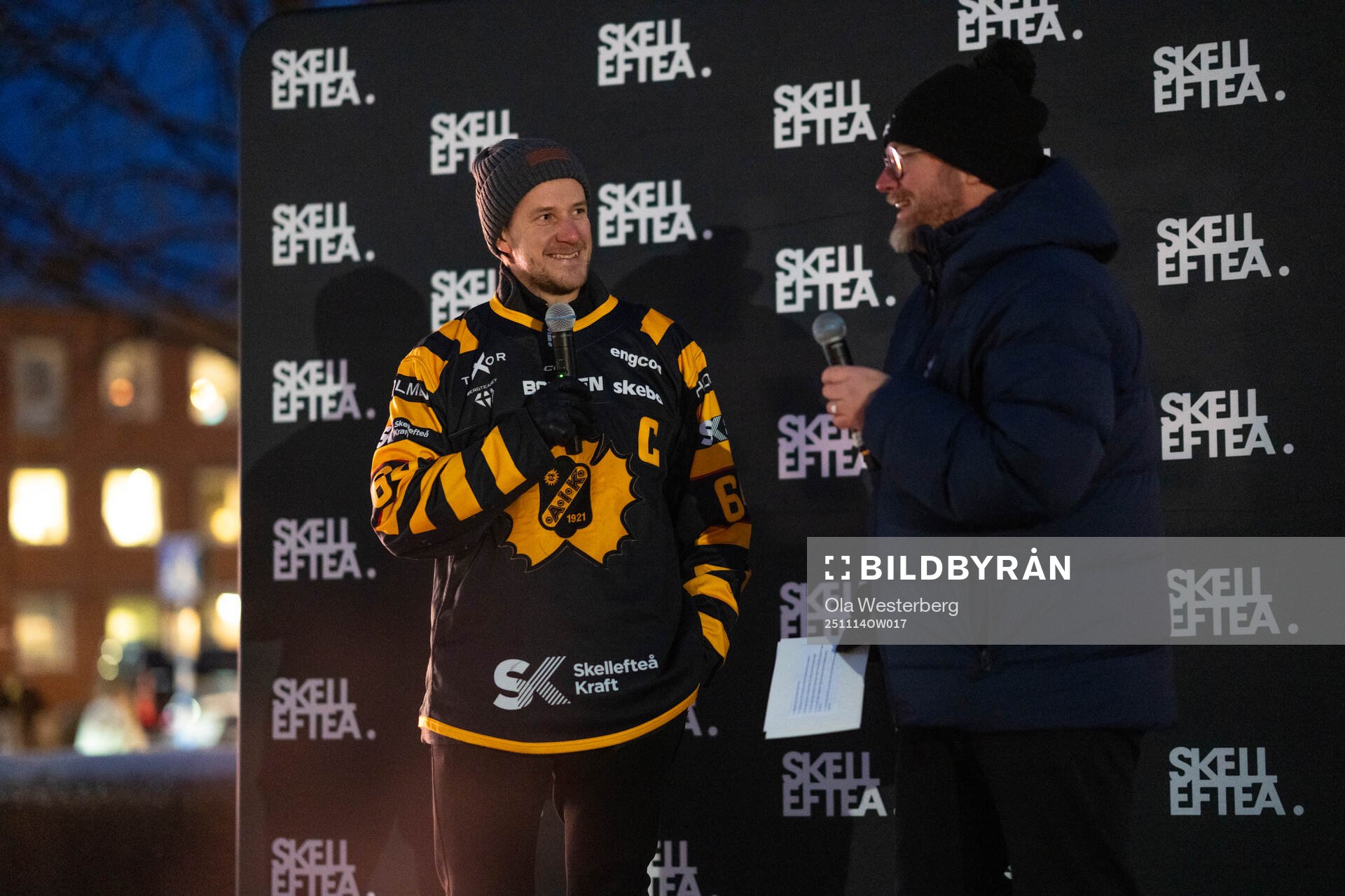 Skellefteås Jonathan Pudas och Skellefteå Kommuns David