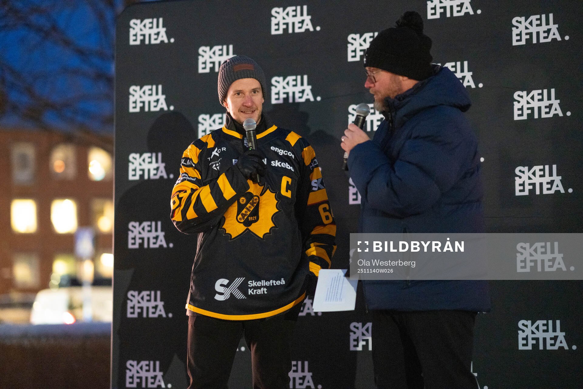 Skellefteås Jonathan Pudas och Skellefteå Kommuns David