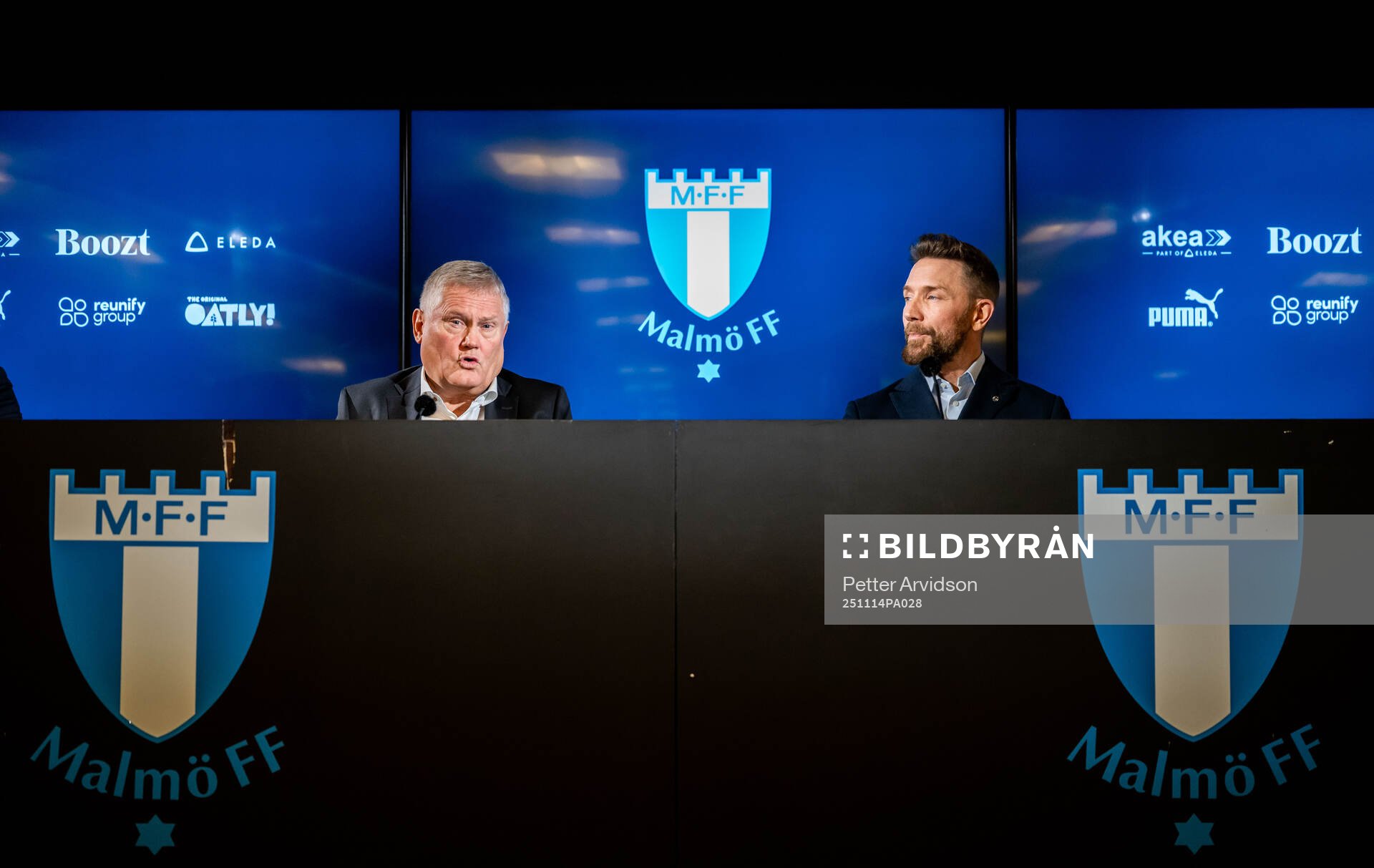 Ordförande Anders Pålsson när Jimmy Rosengren