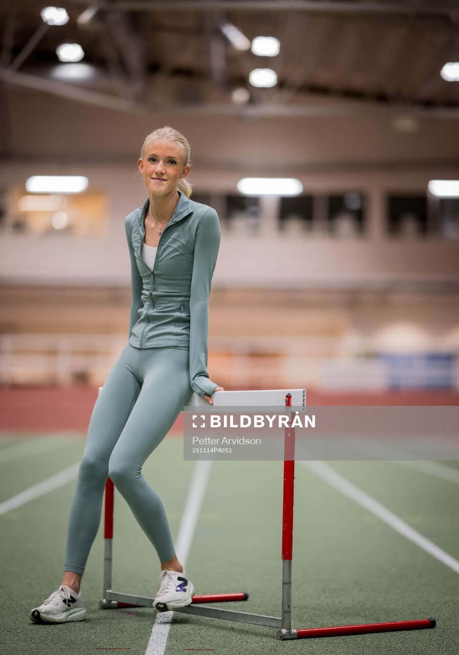 Friidrottande Ebba Elm