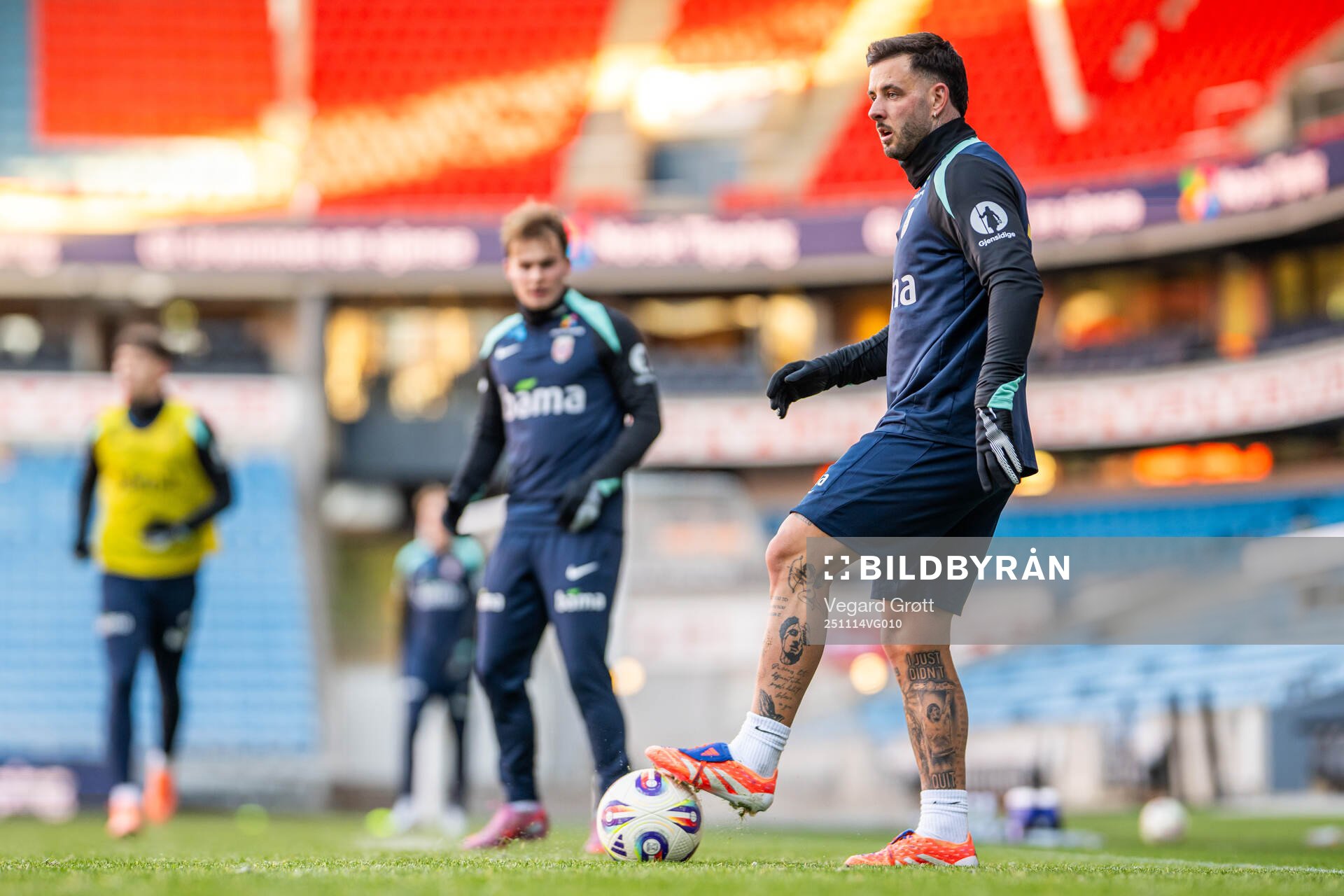 Aron Bizet Dønnum of the Norwegian national football team