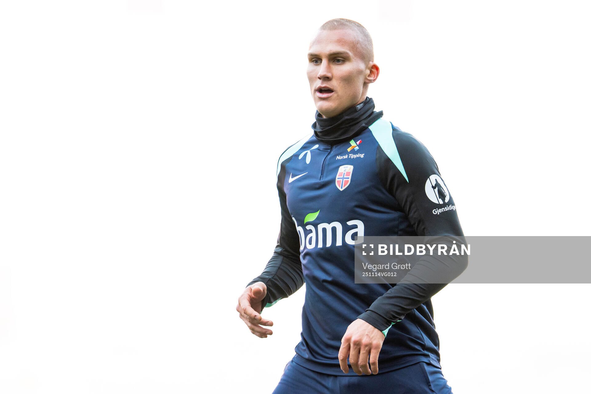 Leo Østigård of the Norwegian national football team