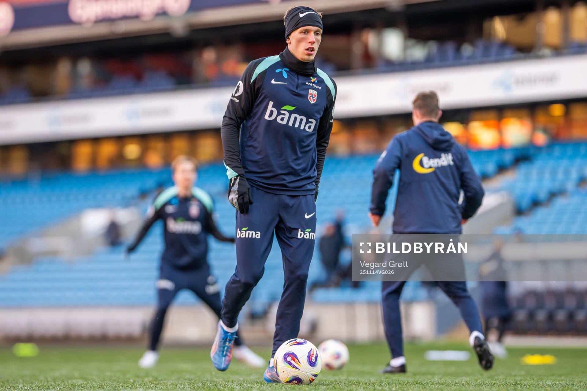 Marcus Holmgren Pedersen of the Norwegian national football