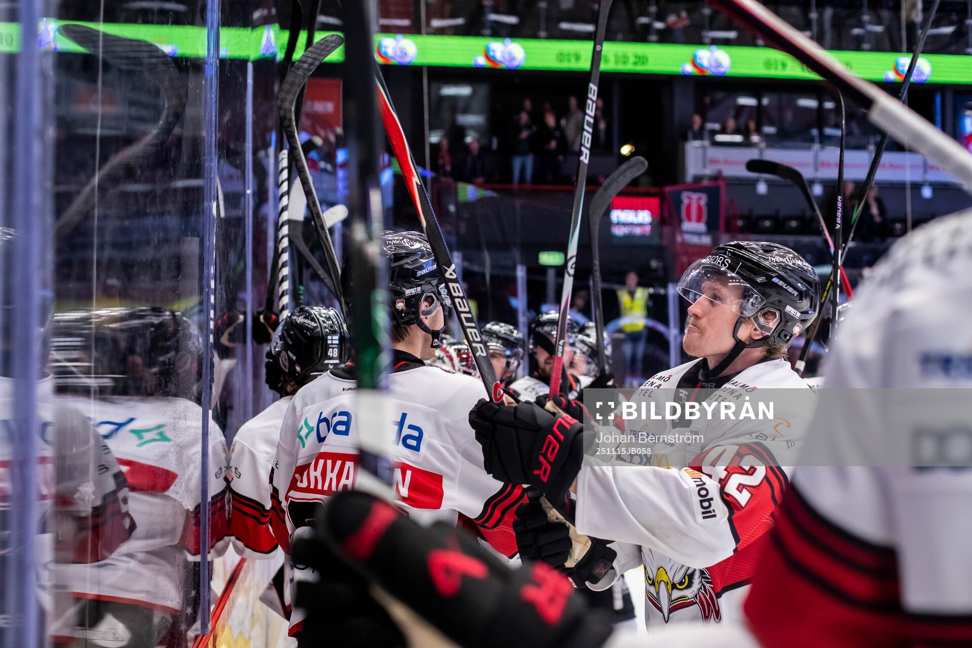 Malmö Redhawks Robin Salo jublar