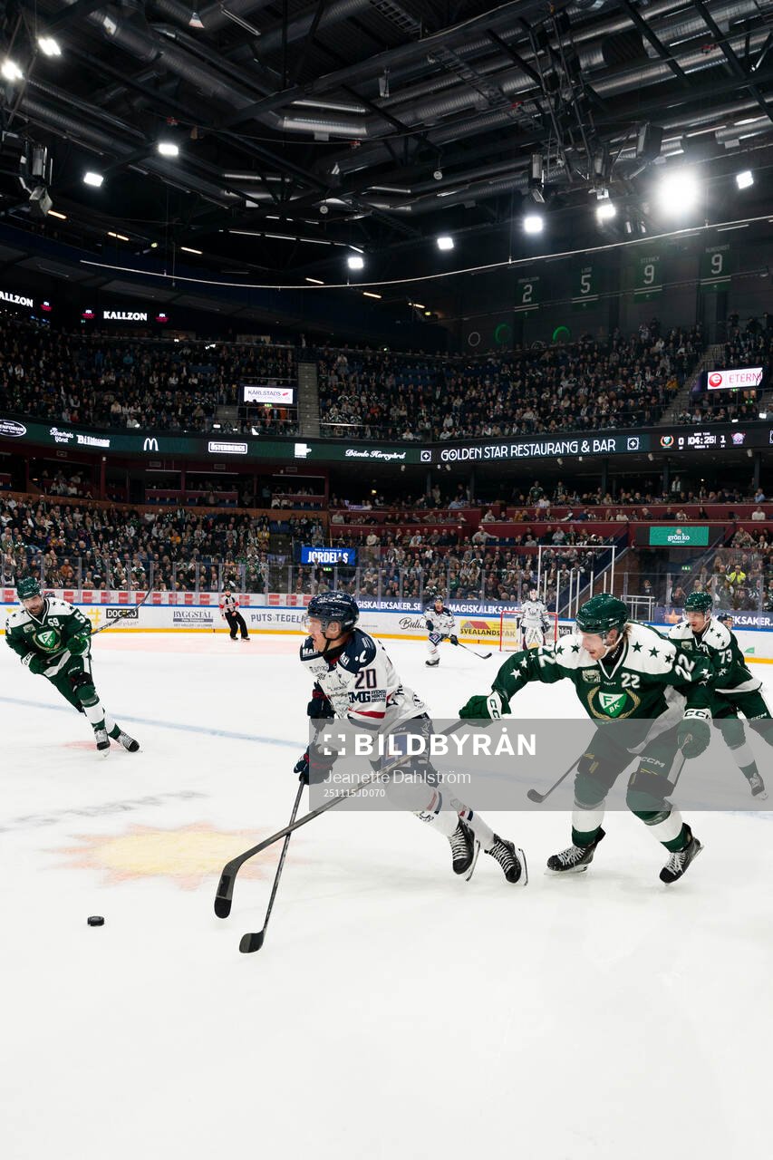 Linköpings Johan Johnsson och Färjestads Per Åslund