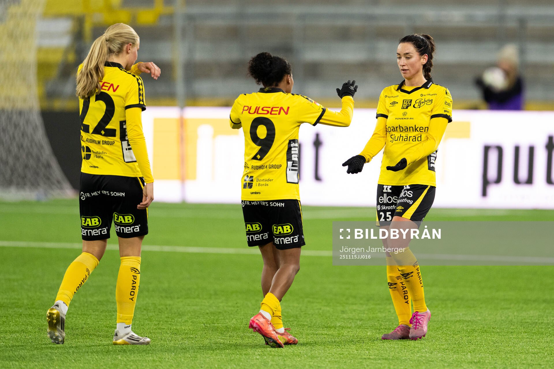 Elfsborgs Izabella Bergström jublar