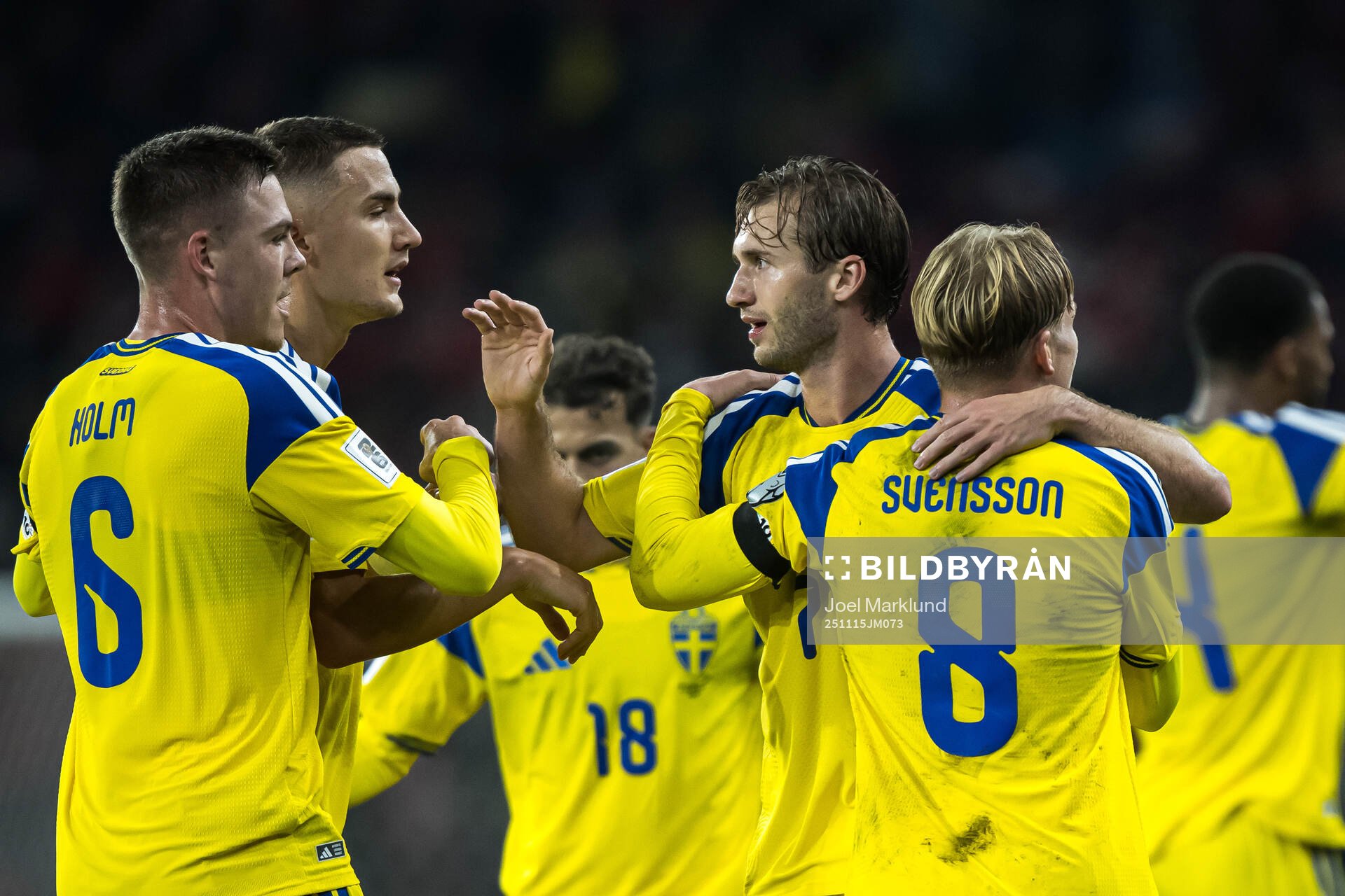 Emil Holm ,Benjamin Nygren and Daniel Svensson of Sweden