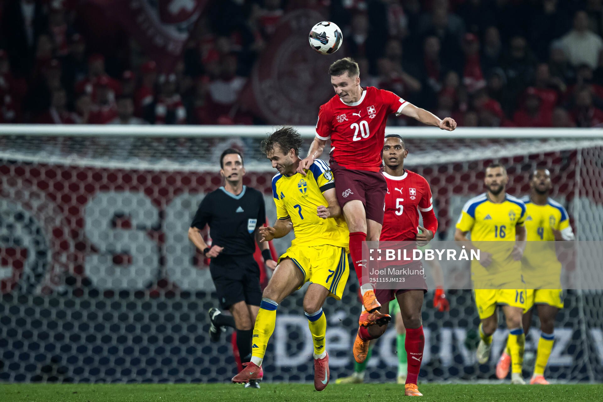 Benjamin Nygren of Sweden and Michel Aebischer of