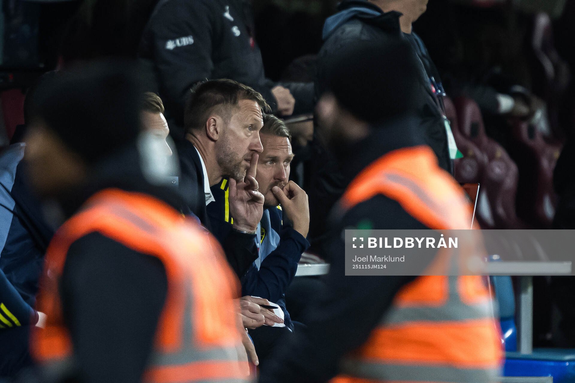 Head coach Graham Potter and Assistant coach Björn Hamberg