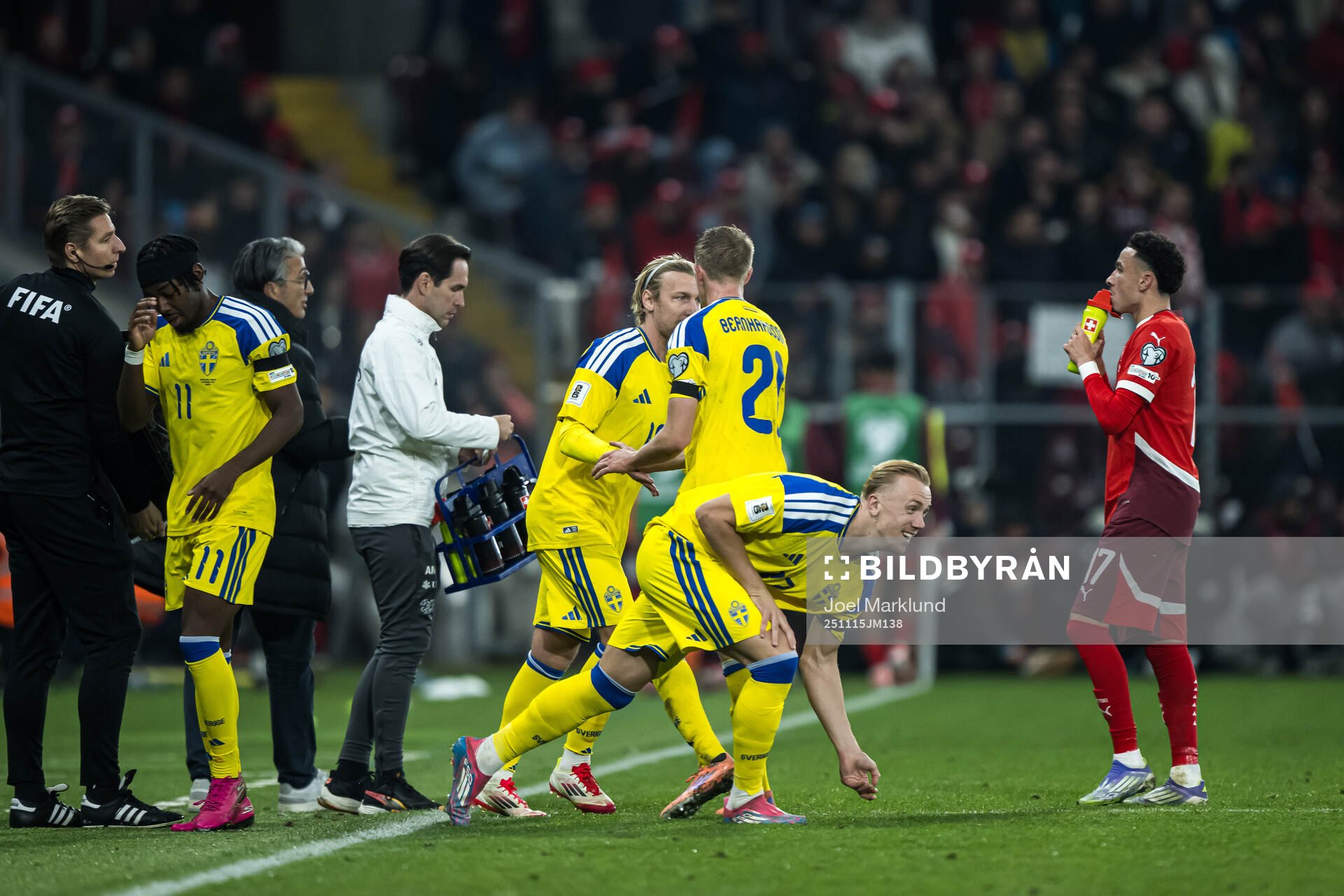 Anthony Elanga , Emil Forsberg , Alexander Bernhardsson and