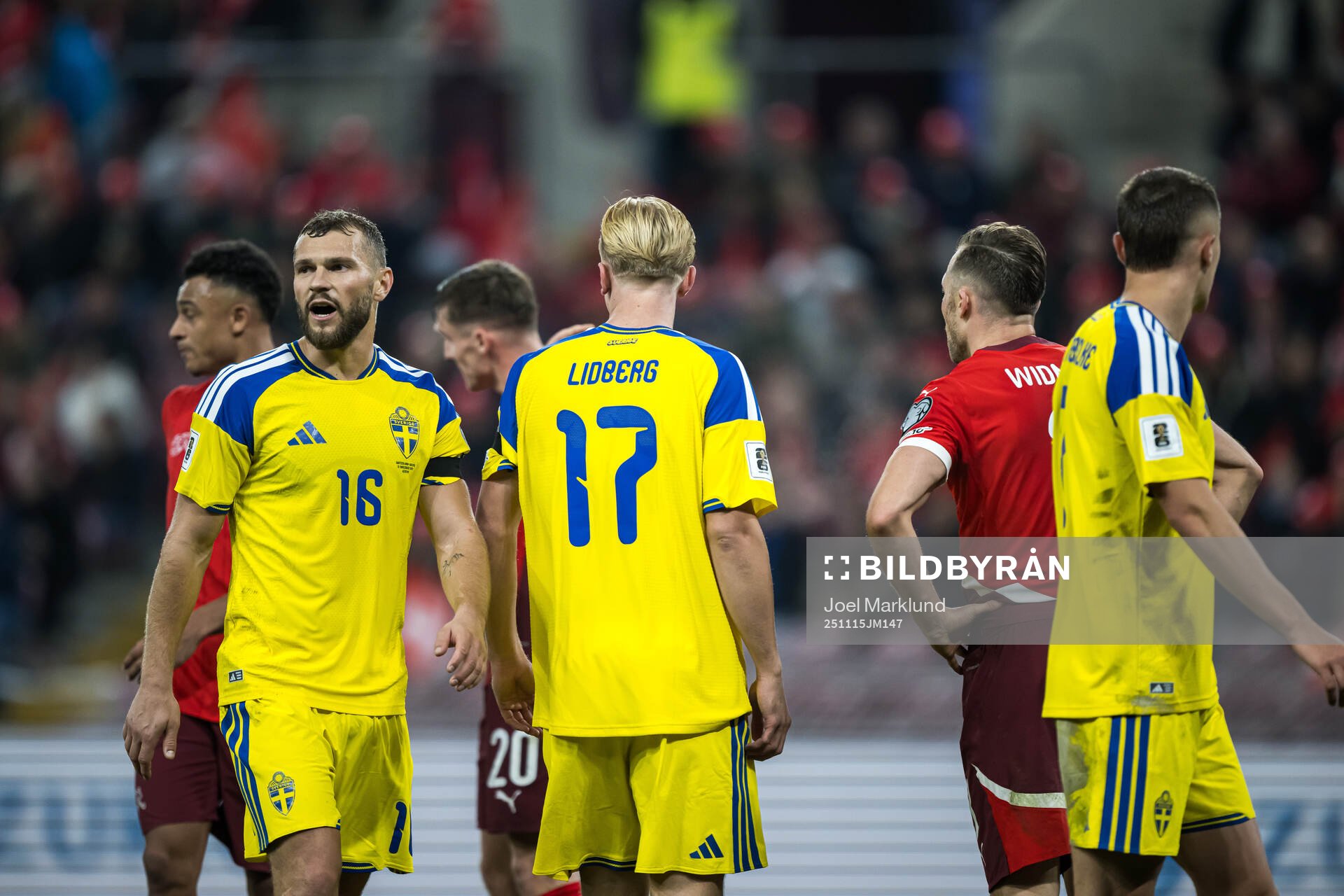 Jesper Karlström, Isac Lidberg and Gustaf Lagerbielke of