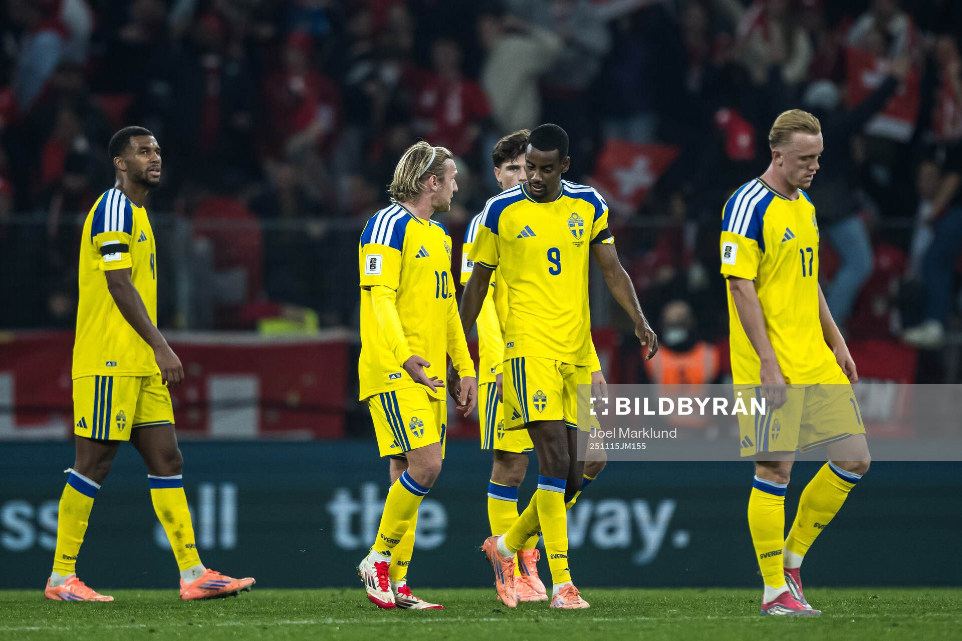 Isak Hien , Emil Forsberg , Alexander Isak and Isac Lidberg