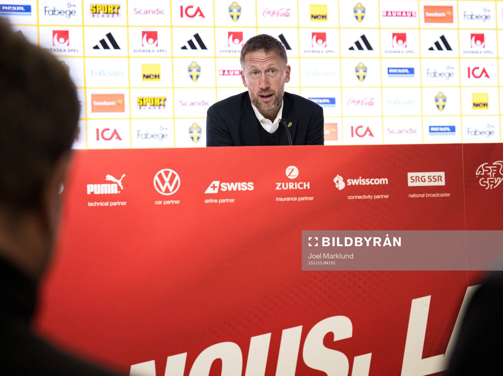Head coach Graham Potter of Sweden