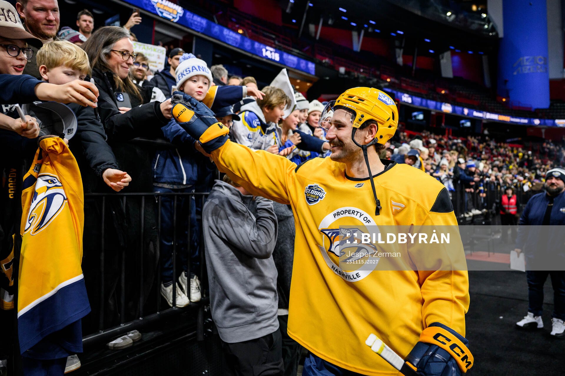Filip Forsberg with fans