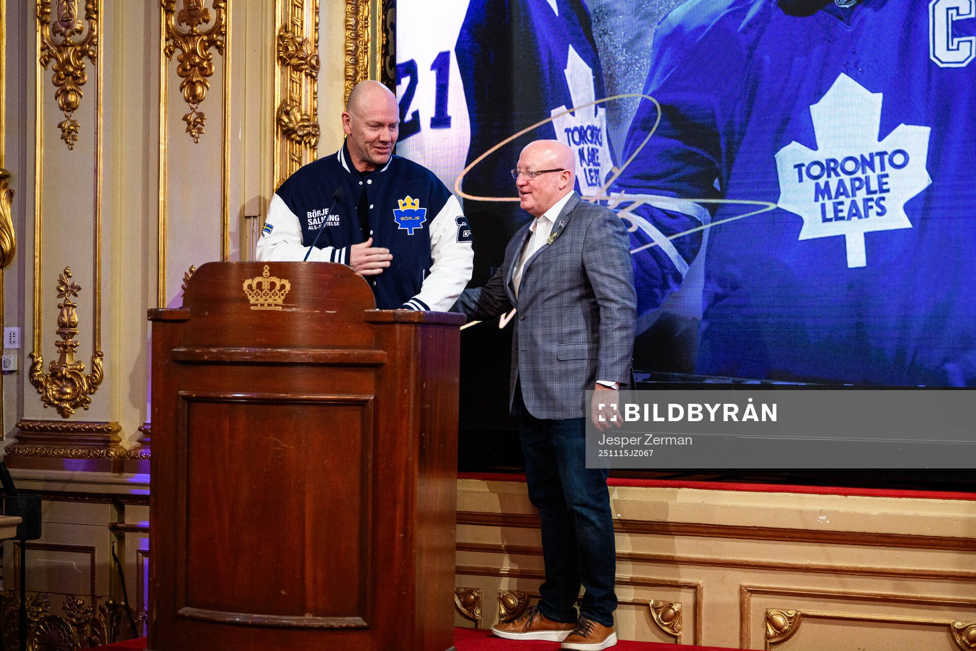 Mats Sundin has been awarded the inaugural Börje Salming