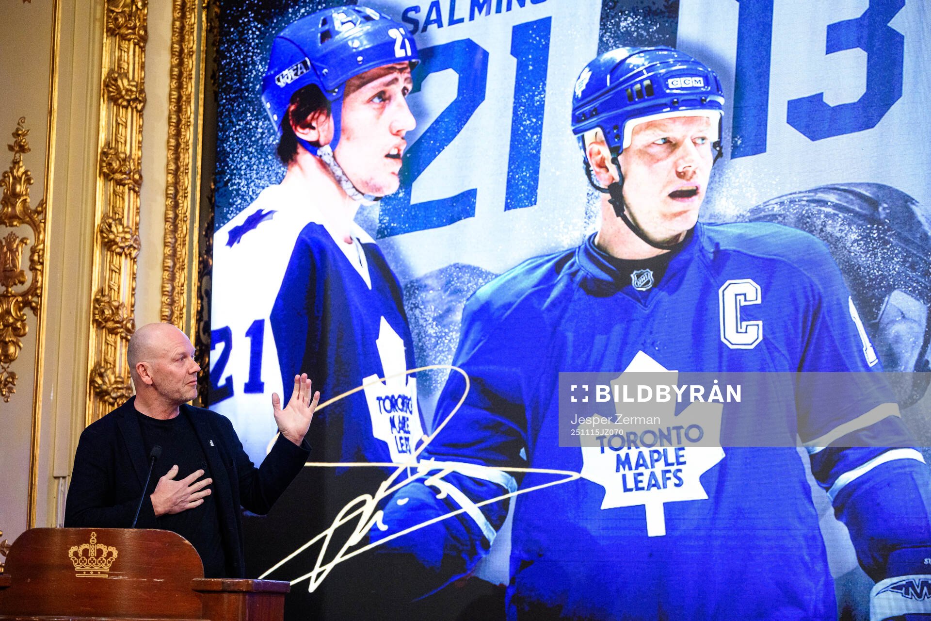 Mats Sundin has been awarded the inaugural Börje Salming