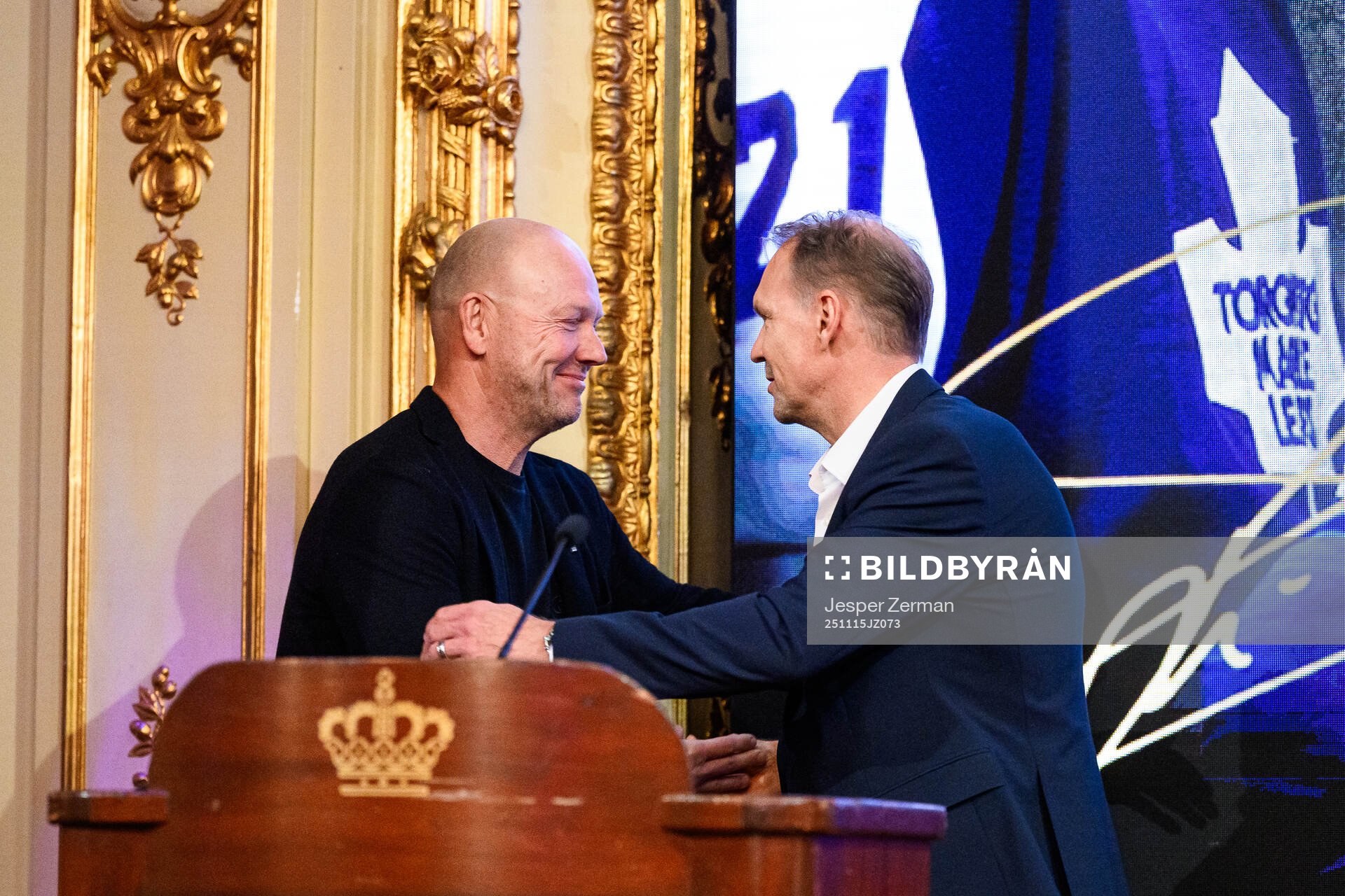 Mats Sundin and Nicklas Lidström