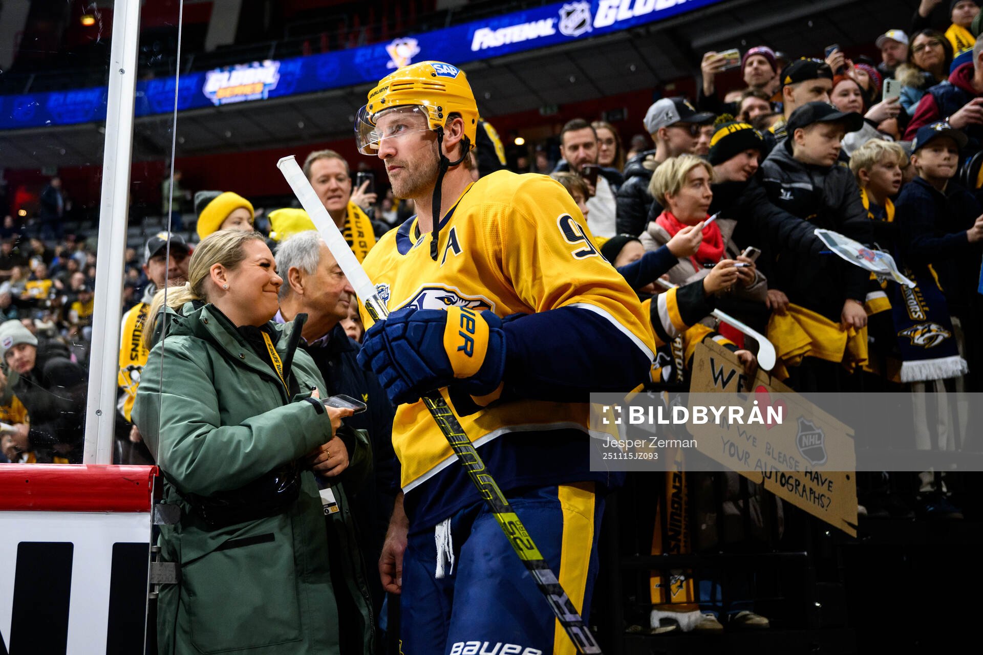 Steven Stamkos at a practice session with Nashville
