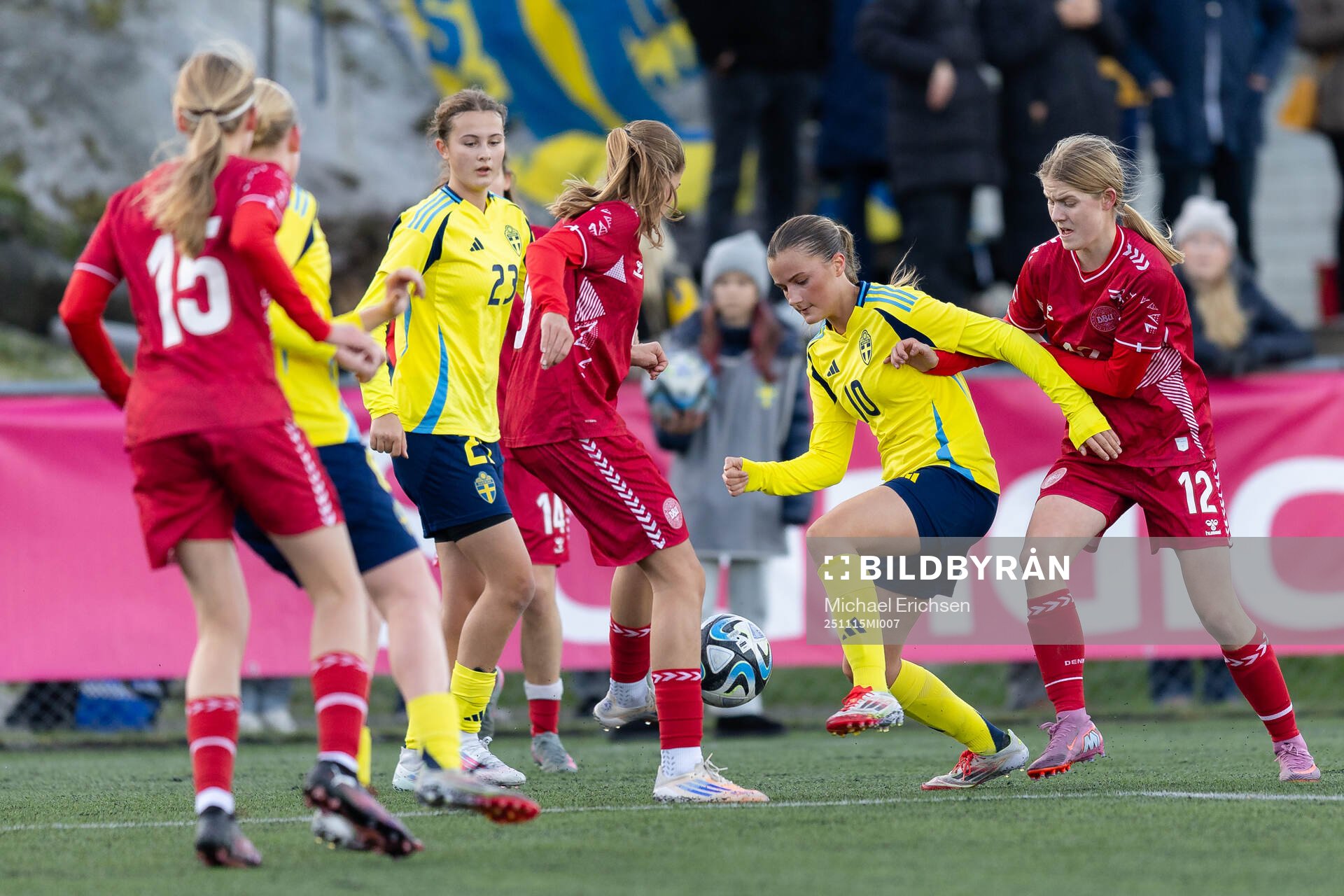 Sveriges Isabelle Fagerlund och Danmarks Sidsel Norup