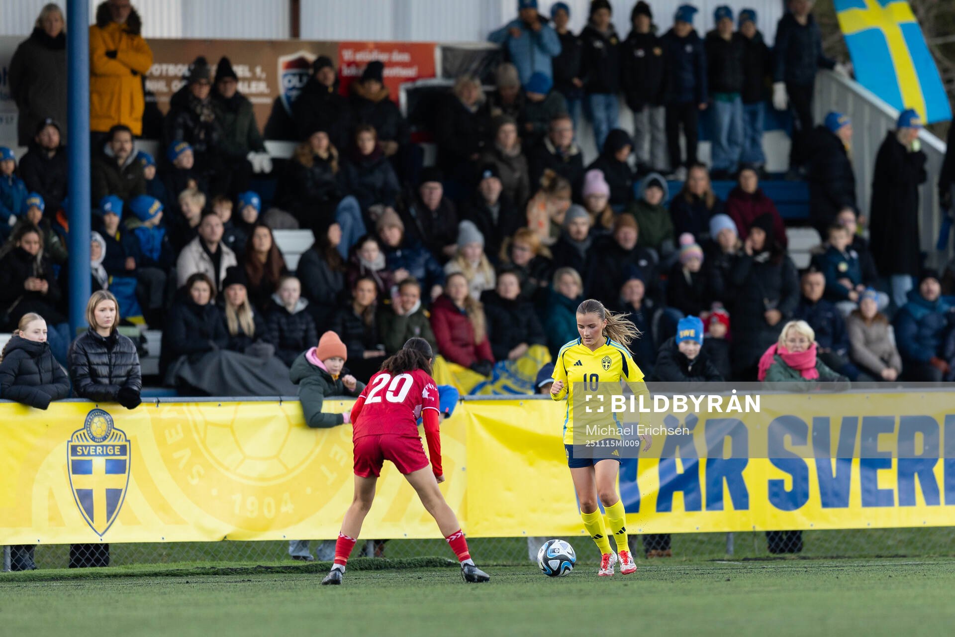Danmarks Clara Le och Sveriges Isabelle Fagerlund