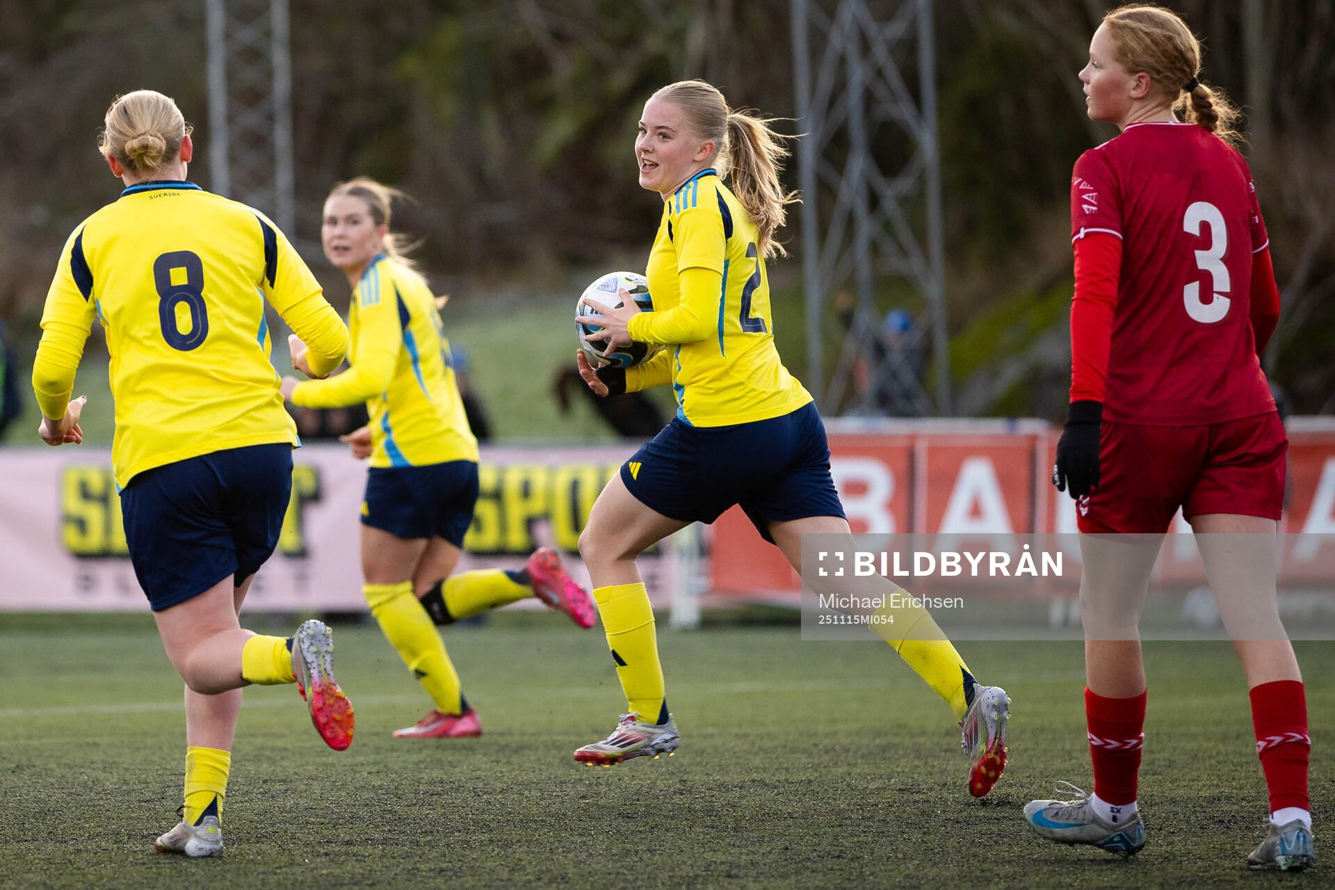 Sveriges Vera Norberg jublar