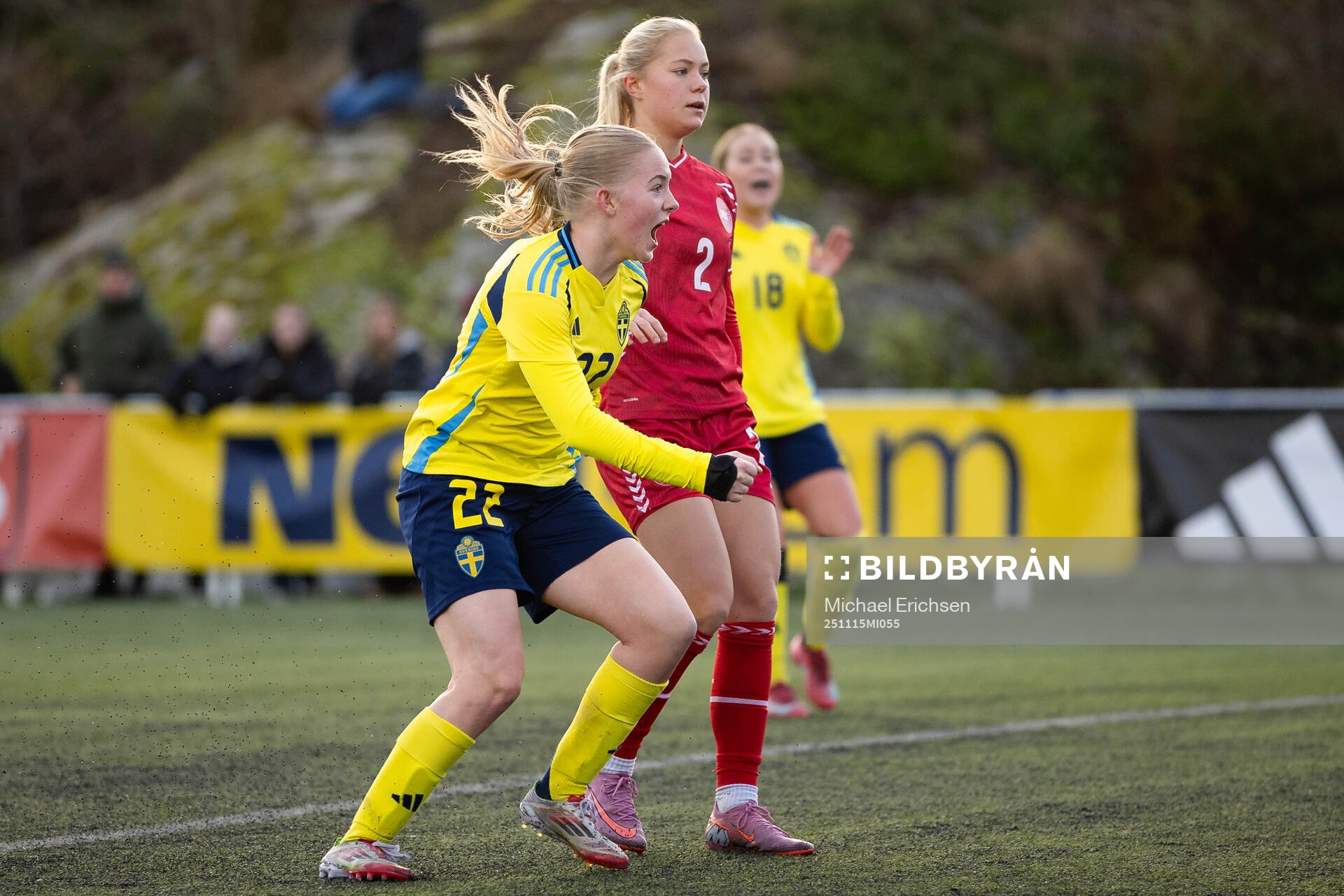 Sveriges Vera Norberg jublar