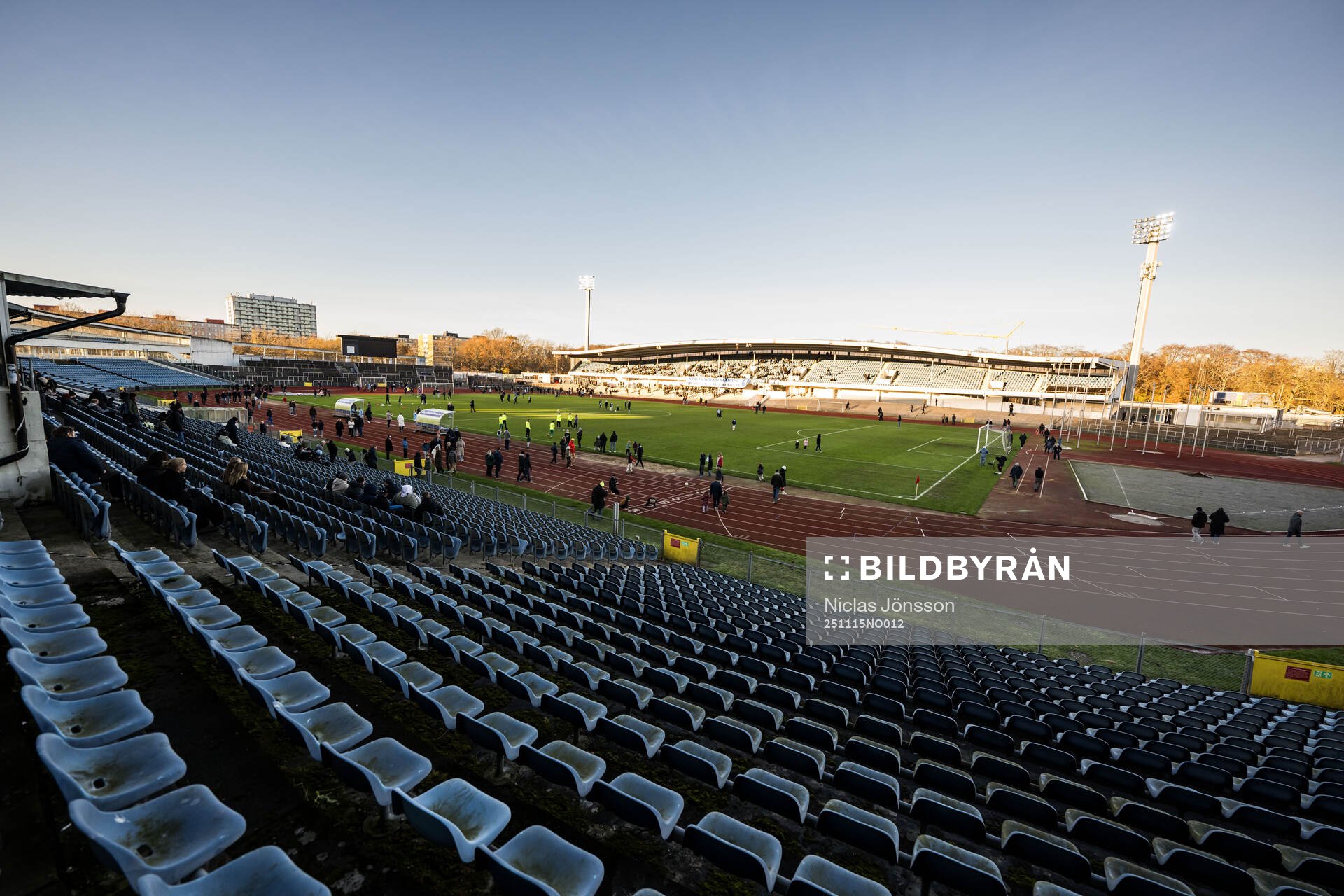 Vy över Malmö stadion