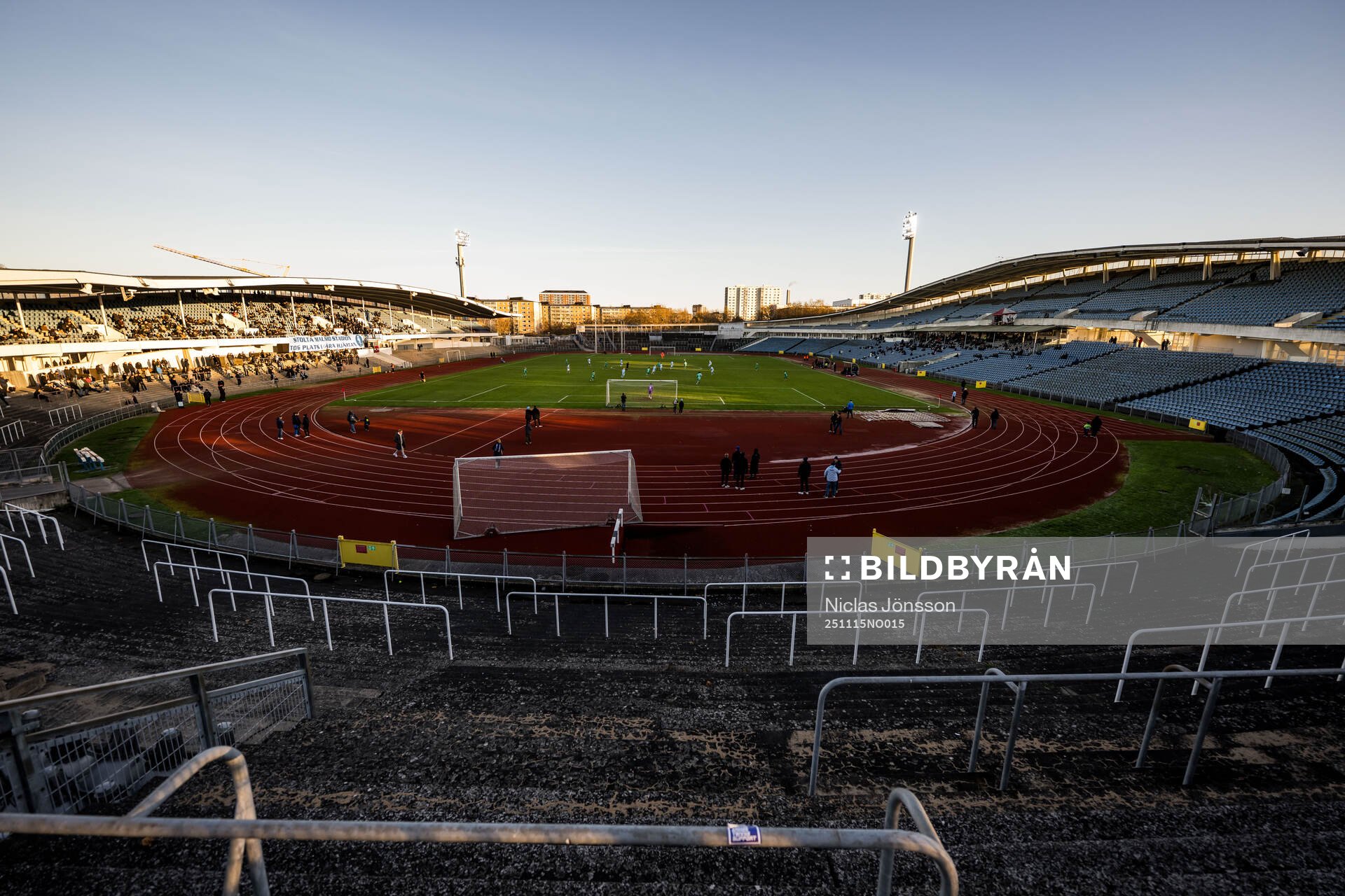 Vy över Malmö stadion