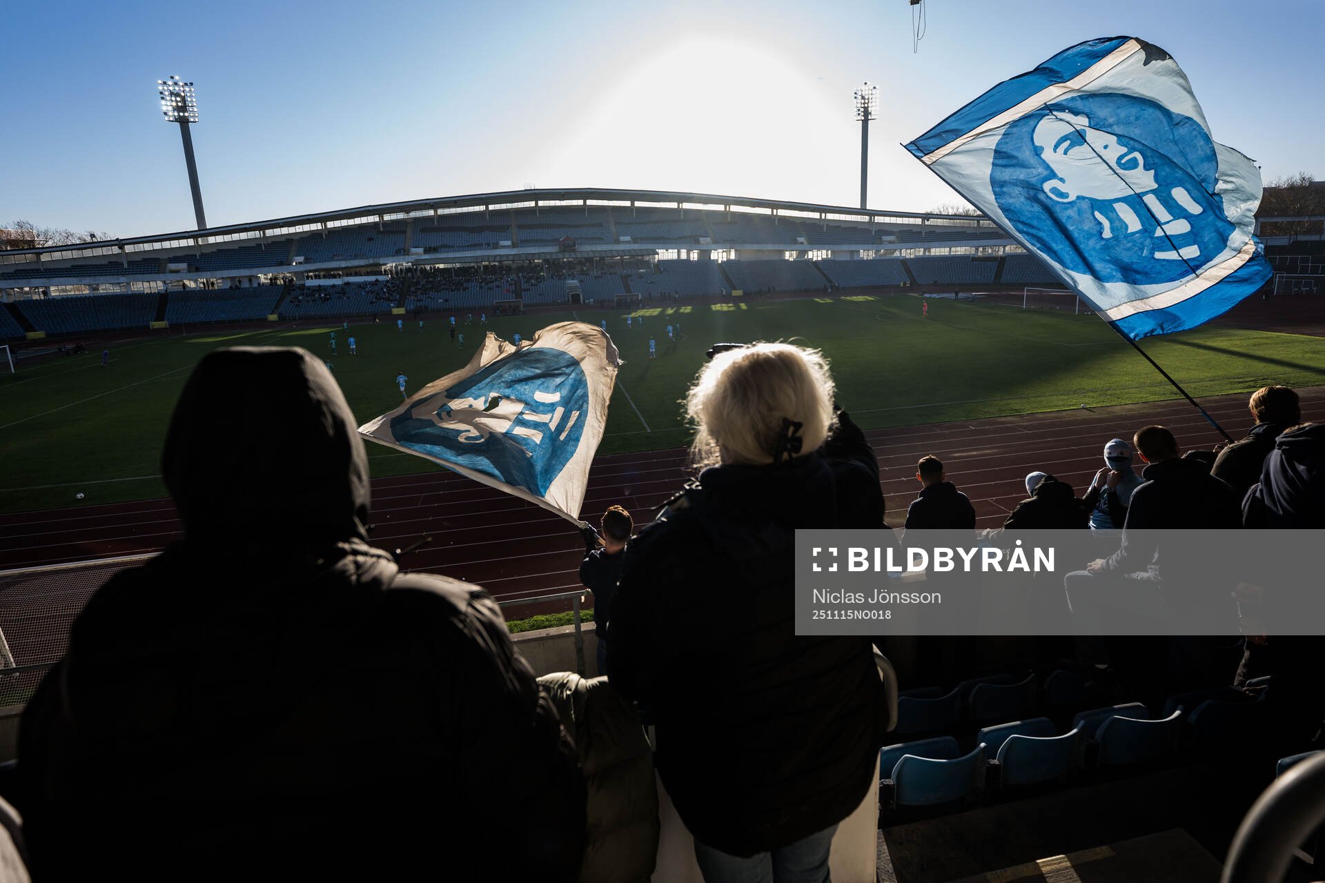 Vy över Malmö stadion
