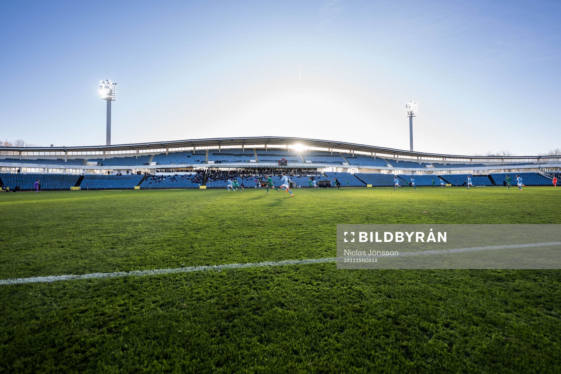 Vy över Malmö stadion