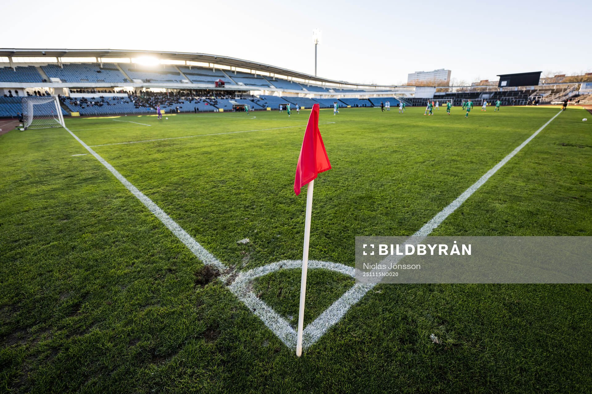 Vy över Malmö stadion