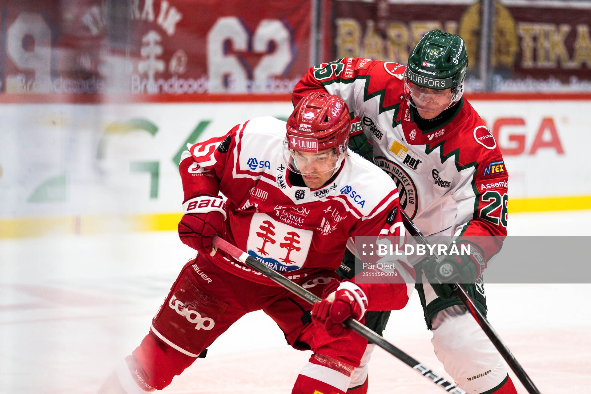 Timrås Anton Wedin och Frölundas Isac Heens