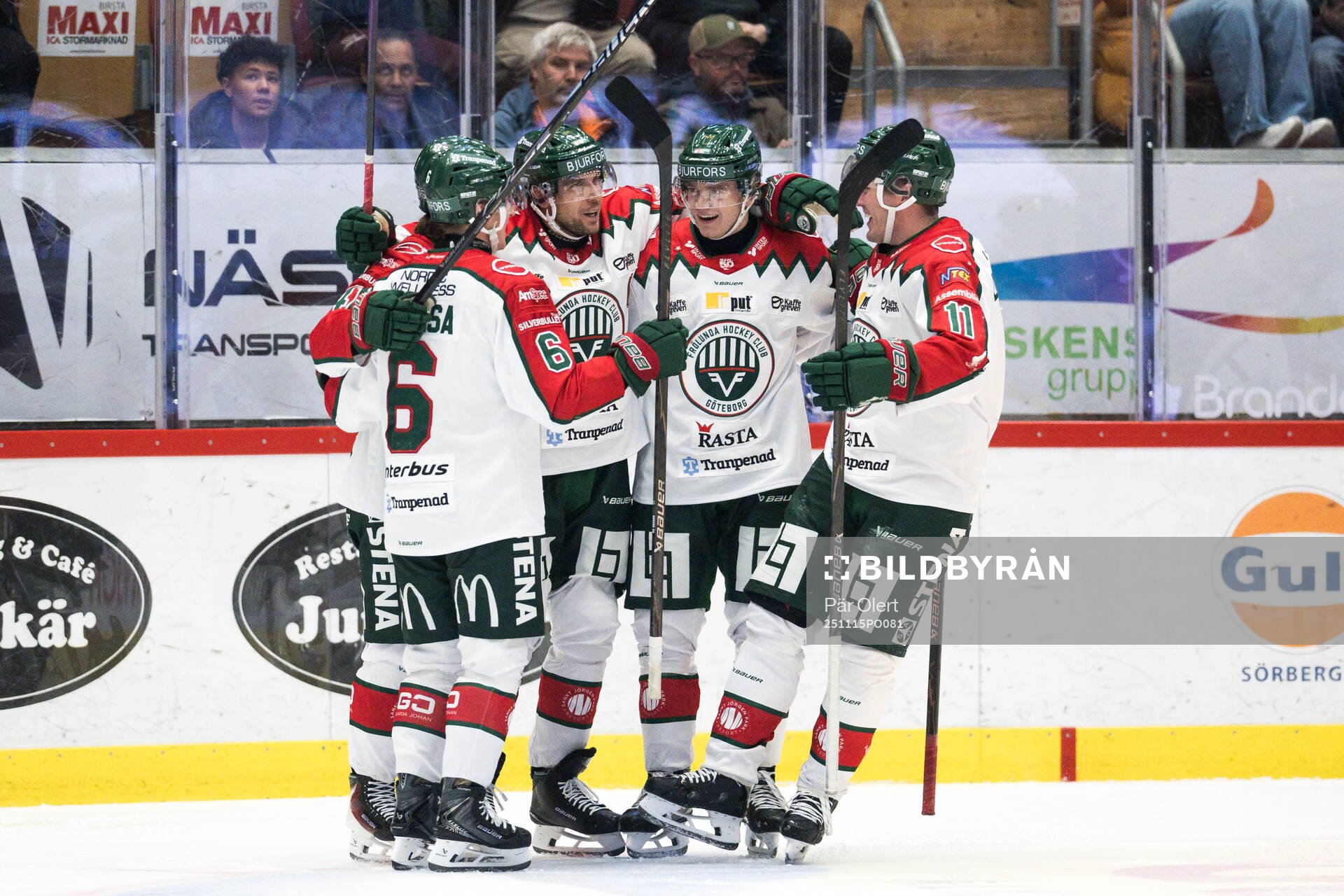 Frölundas Henrik Tömmernes, Filip Hasa och Ivar Stenberg