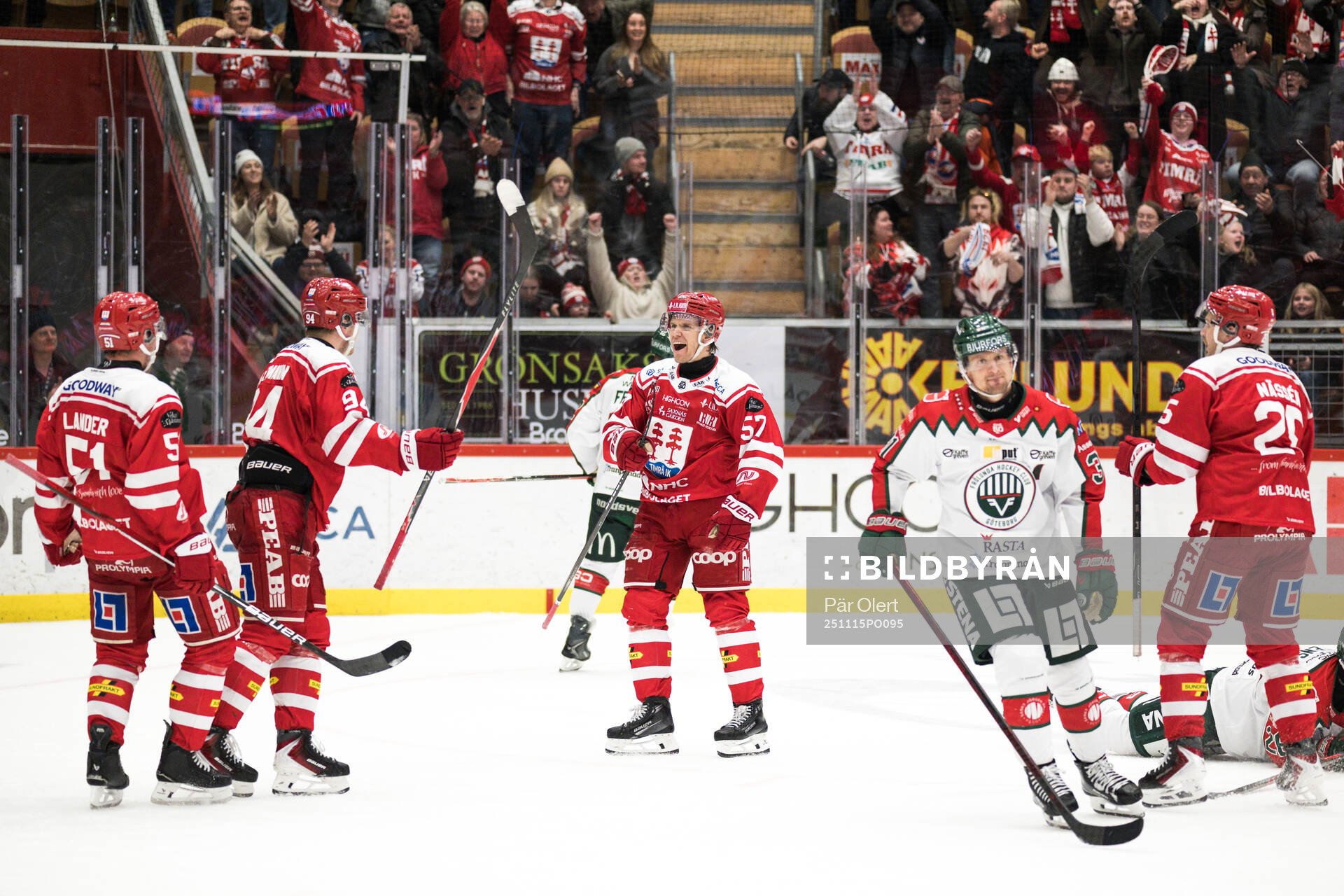 Timrås Anton Wedin jublar