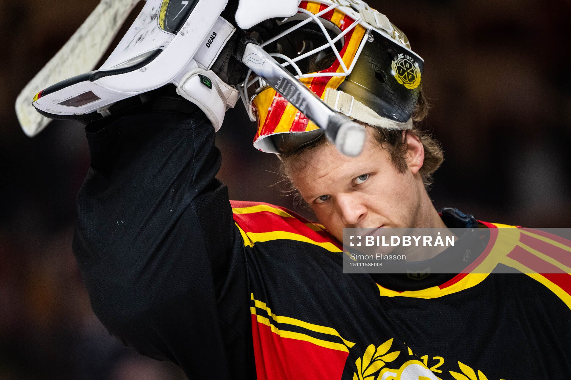 Brynäs målvakt Collin Delia
