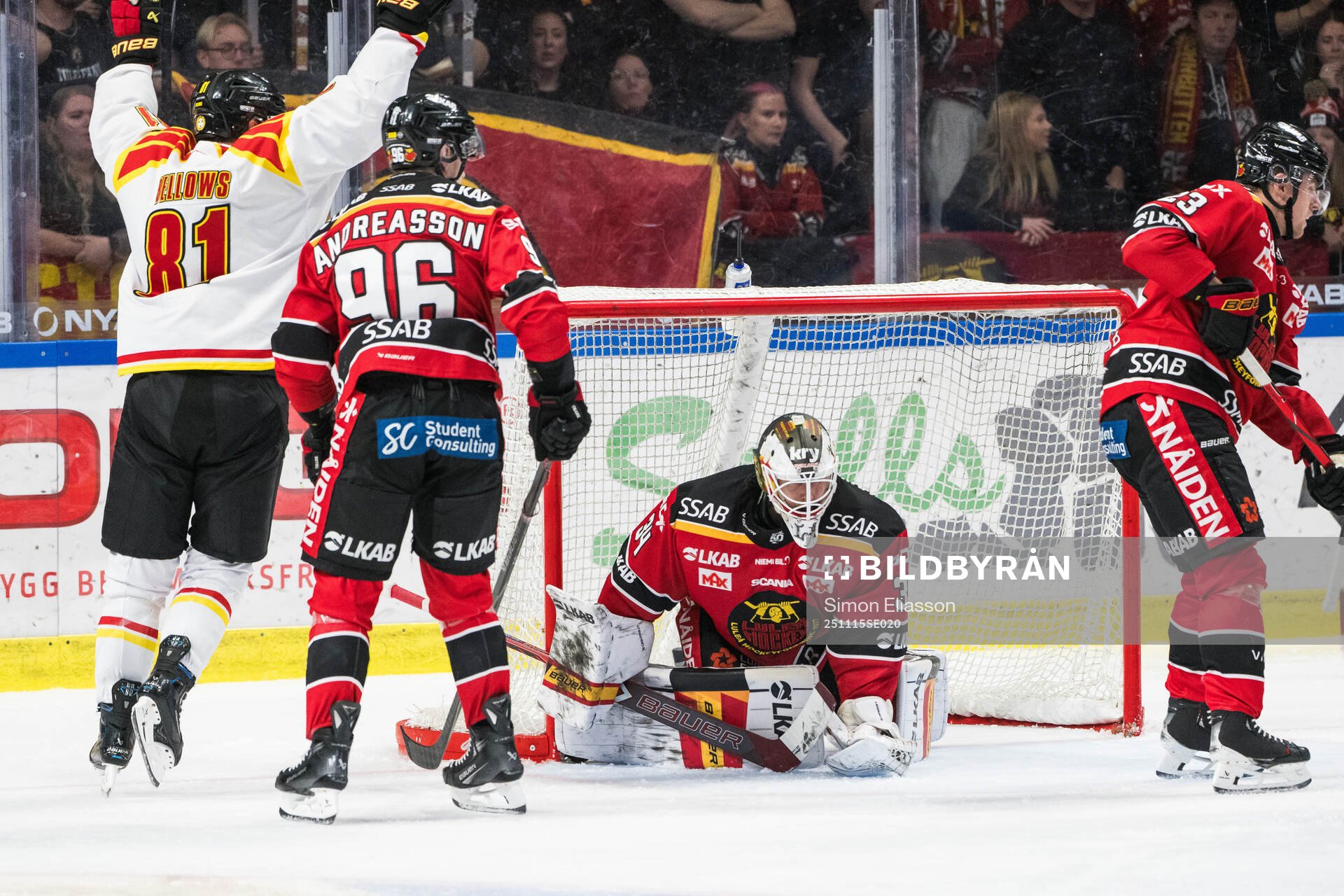 Brynäs Kieffer Bellows jublar