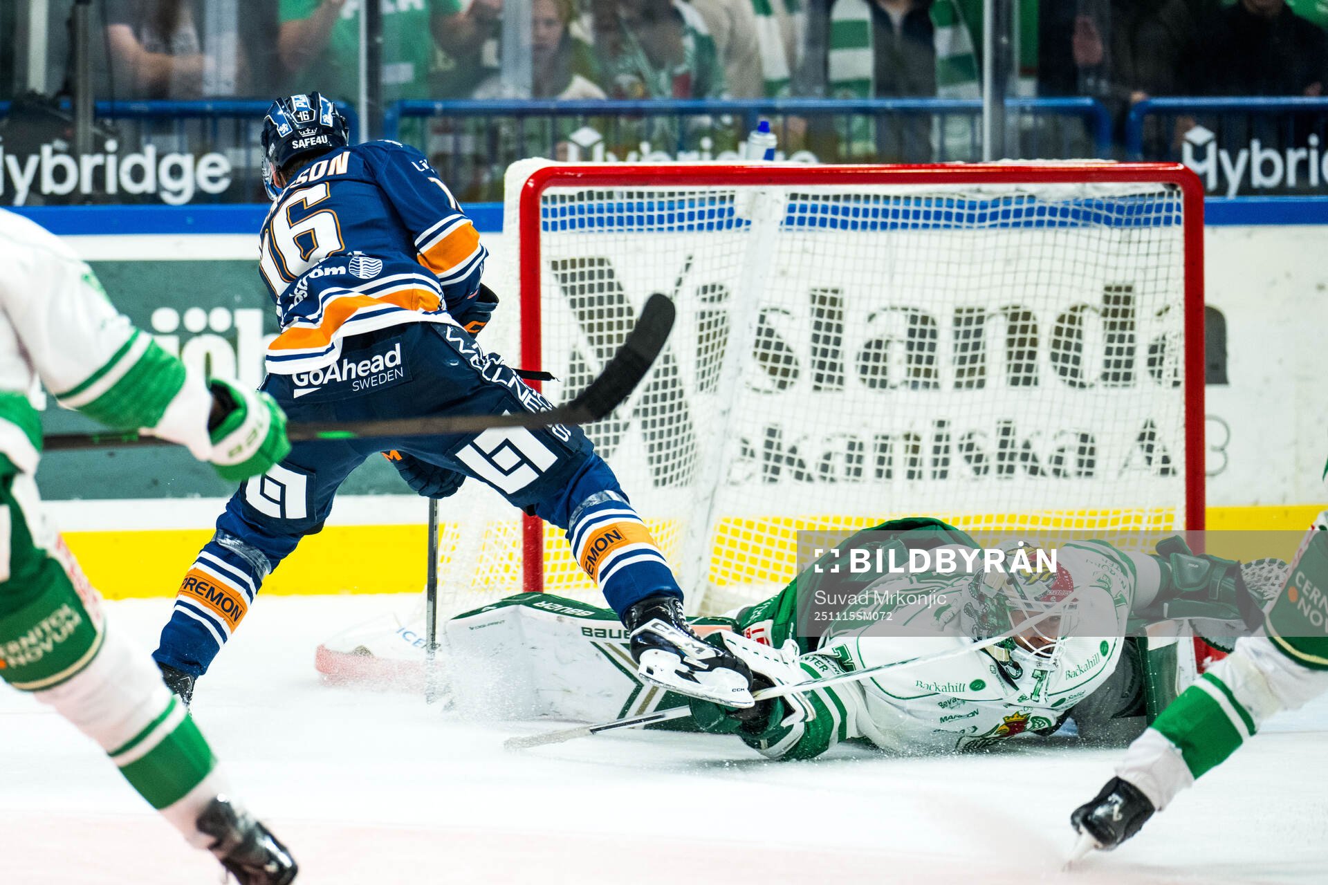 Växjös Ville Svensson gör här 2-1