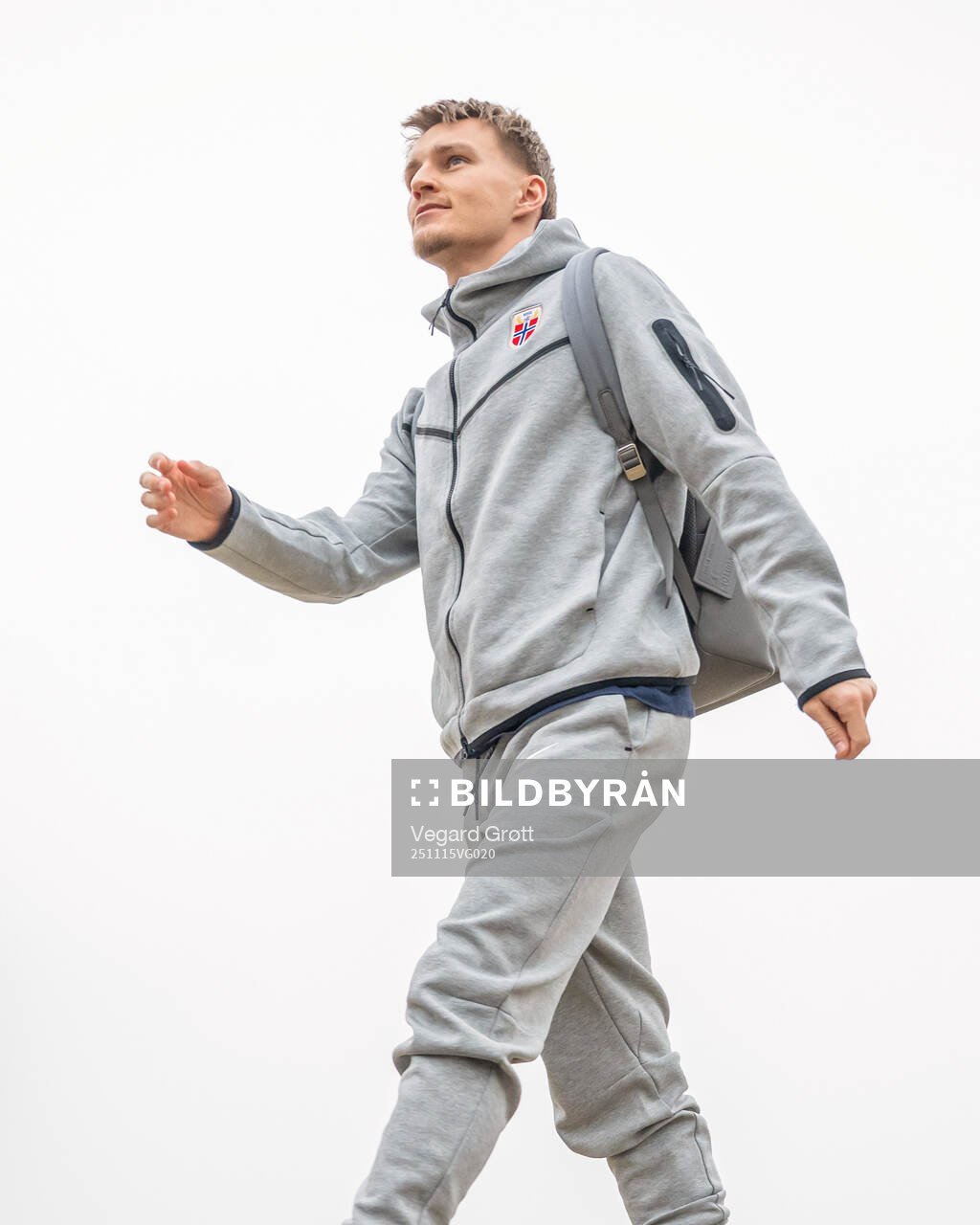 Martin Ødegaard arrives at Milano Malpensa Airport