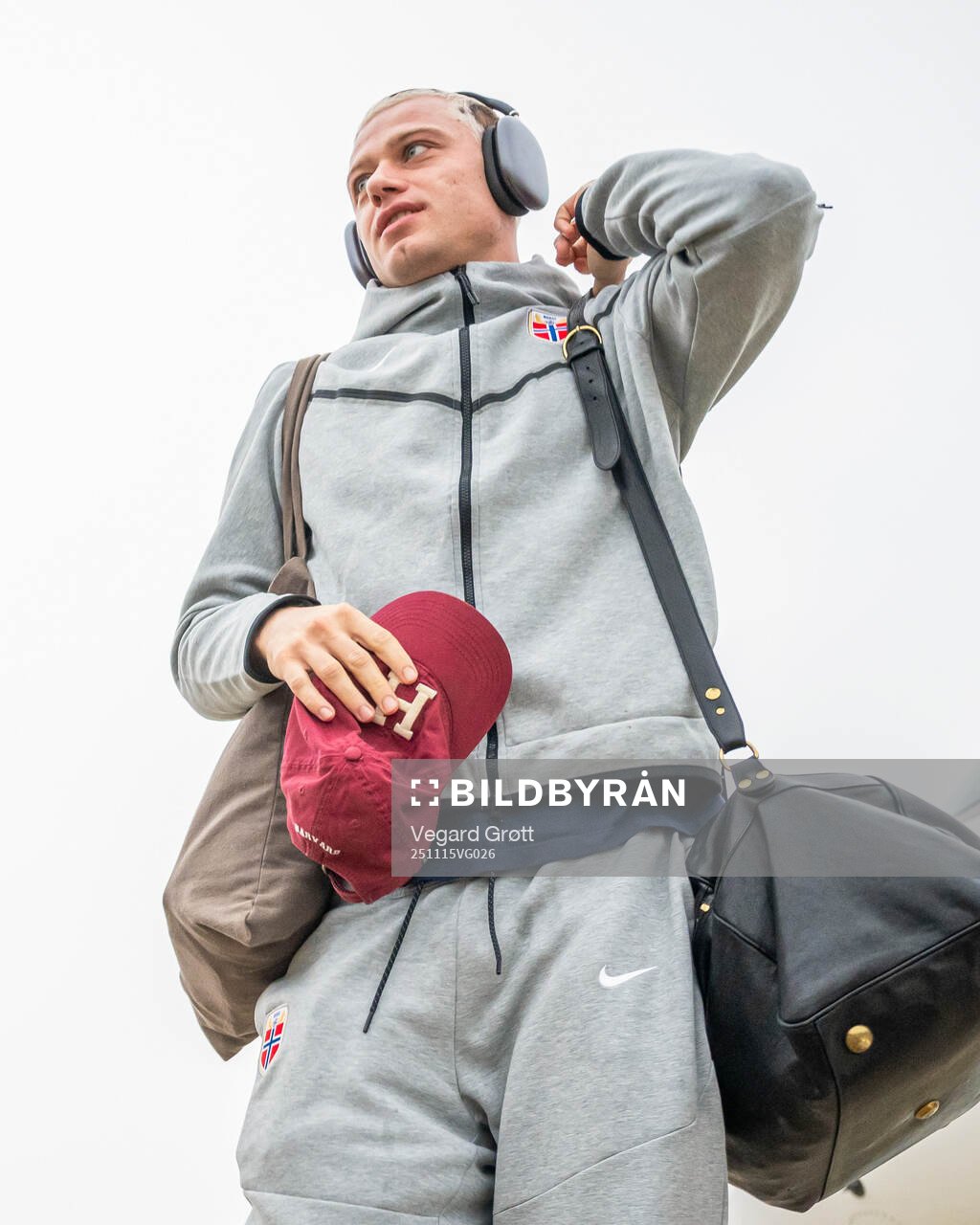 Julian Ryerson arrives at Milano Malpensa Airport